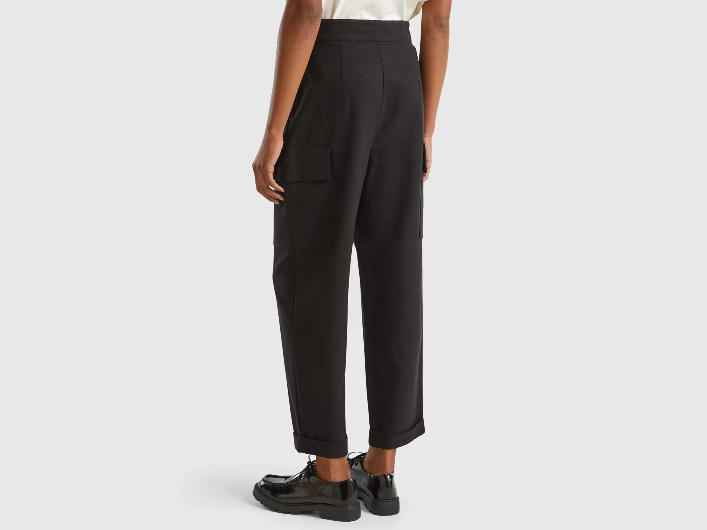 United Colors of Benetton Cargo trousers in viscose blend