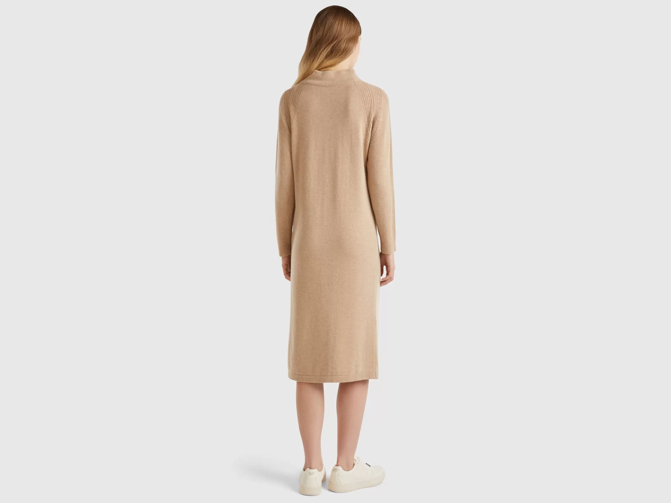 United Colors of Benetton Cashmere blend midi dress