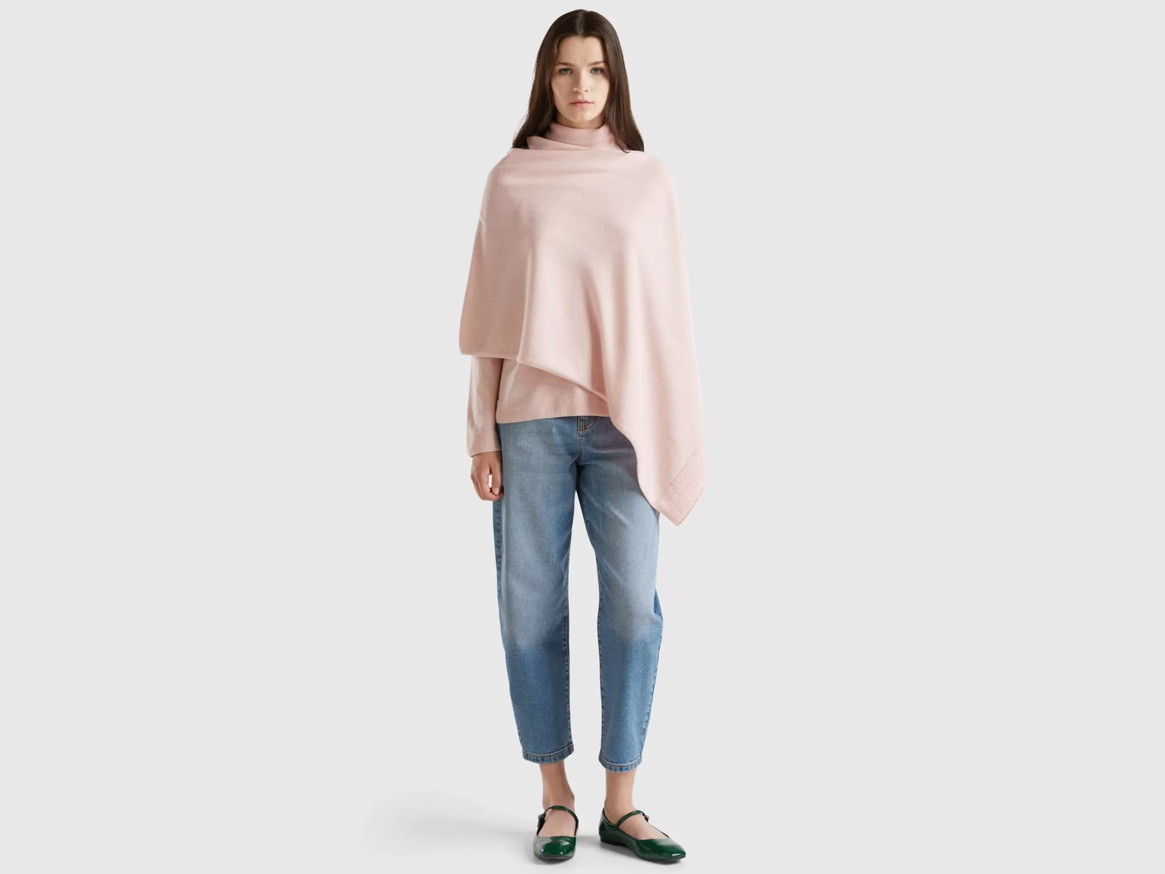 United Colors of Benetton Cashmere blend poncho