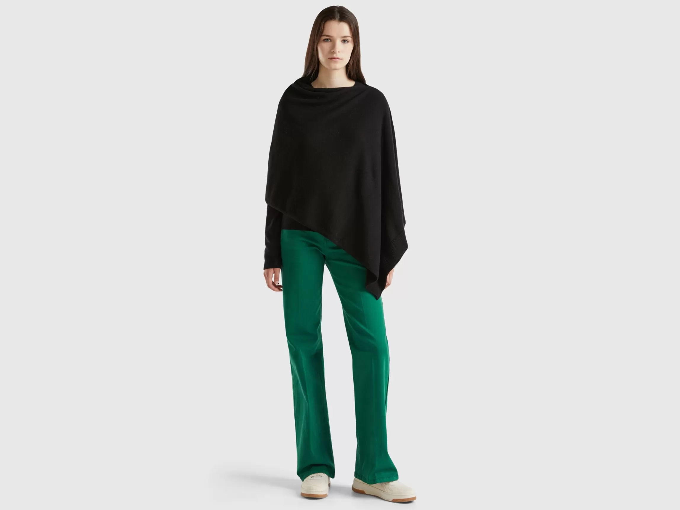 United Colors of Benetton Cashmere blend poncho