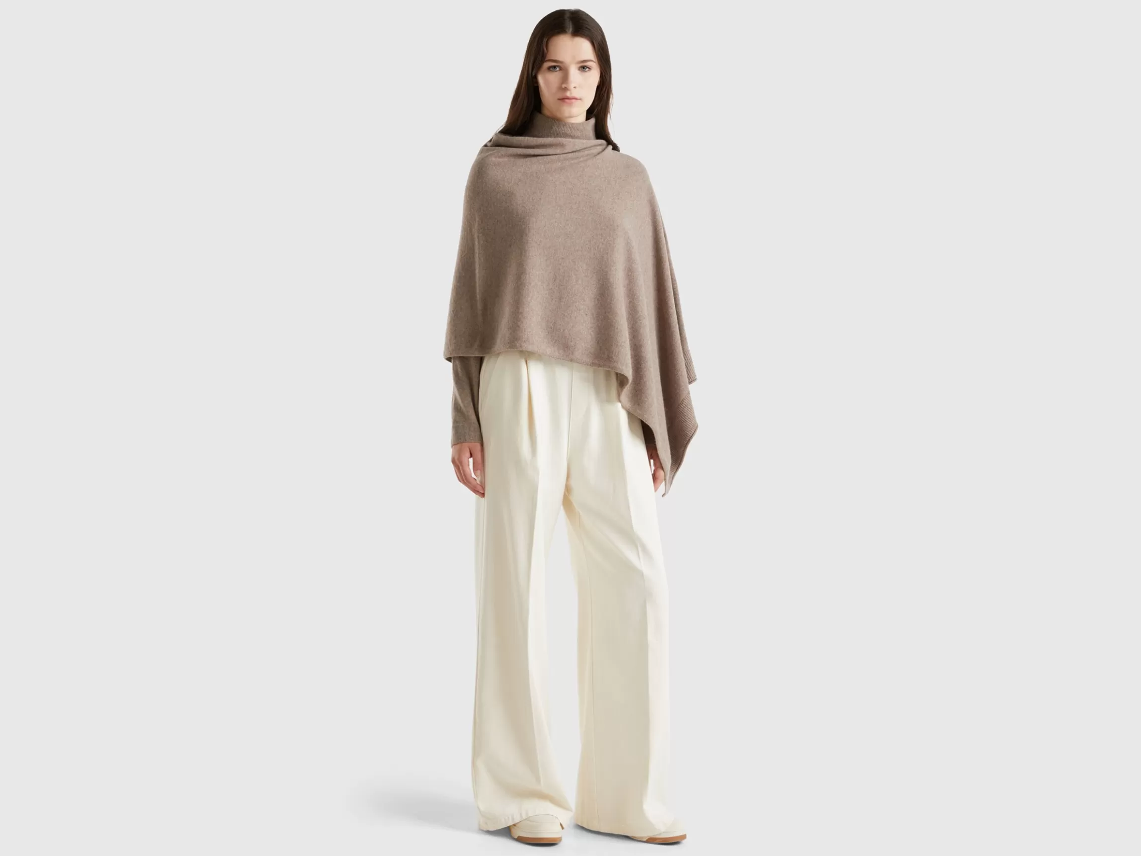 United Colors of Benetton Cashmere blend poncho