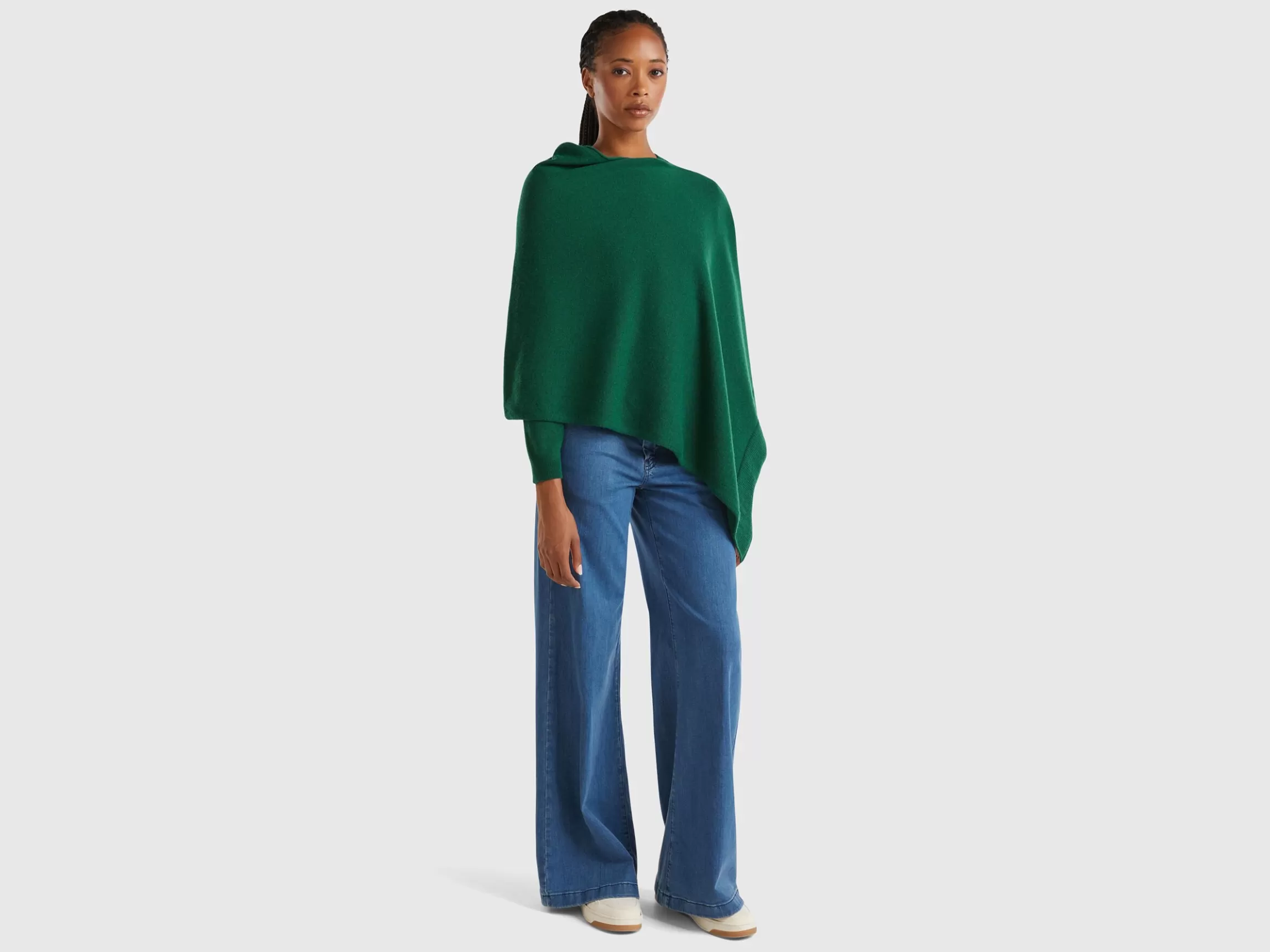 United Colors of Benetton Cashmere blend poncho