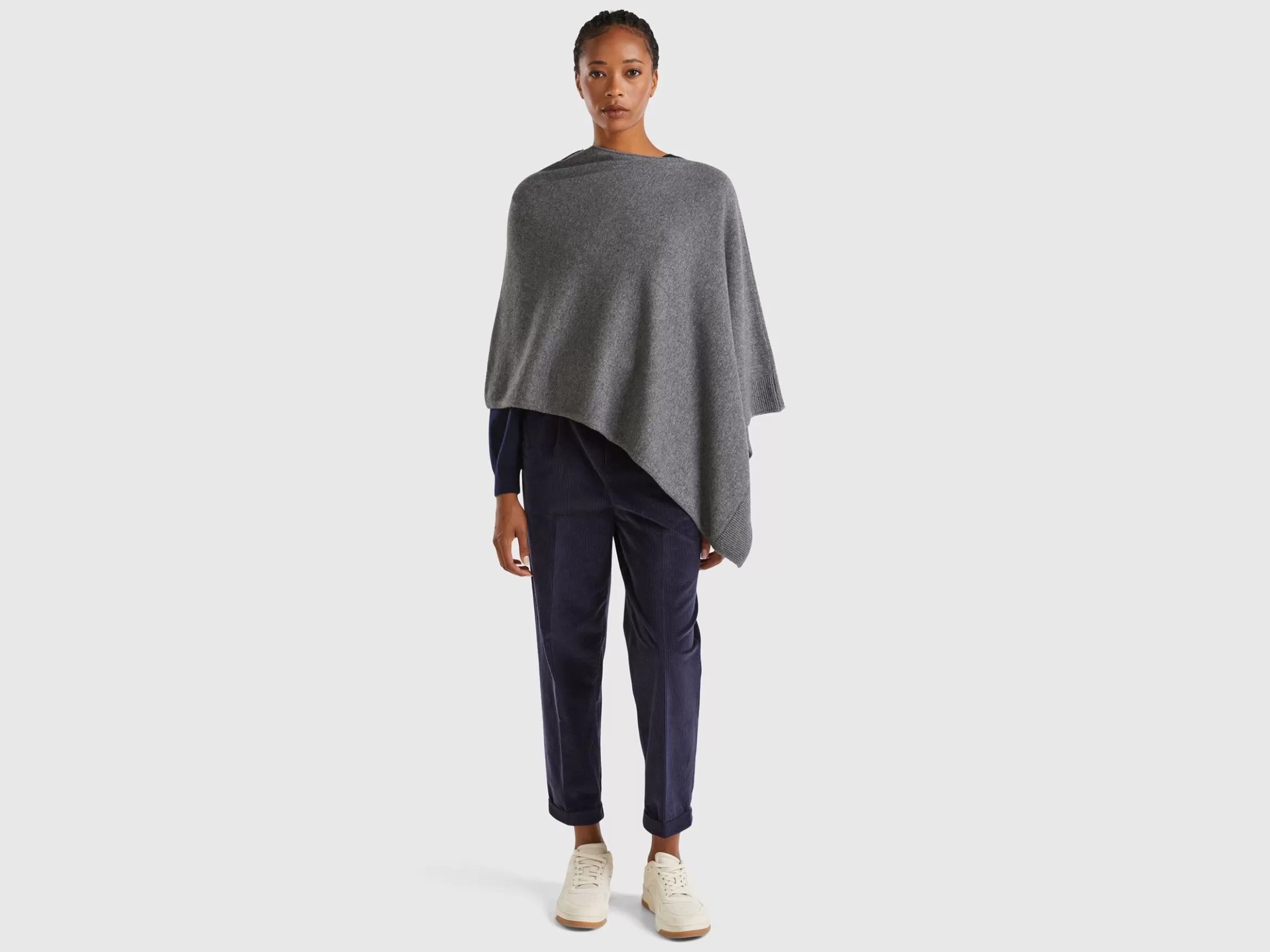 United Colors of Benetton Cashmere blend poncho