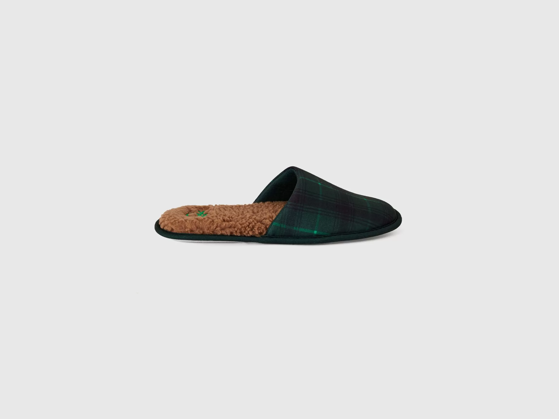 United Colors of Benetton Check slippers