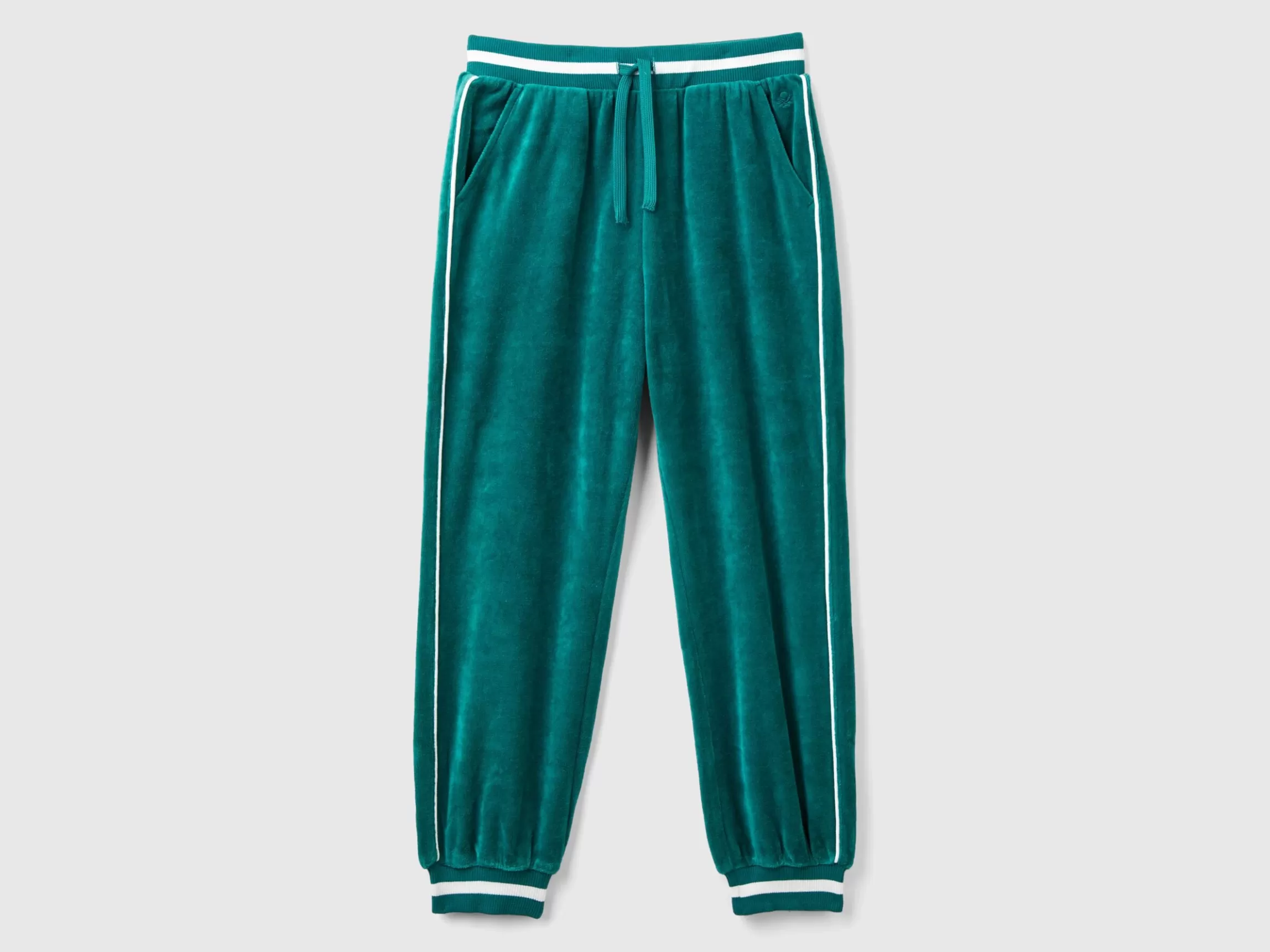 United Colors of Benetton Chenille trousers with drawstring