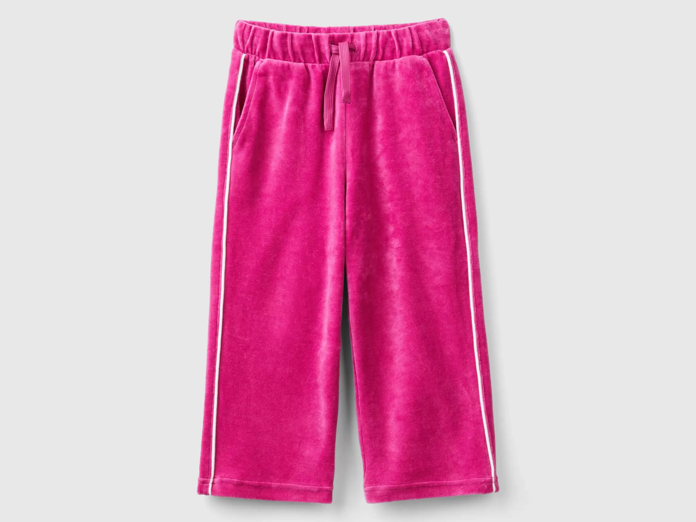 United Colors of Benetton Chenille trousers with logo