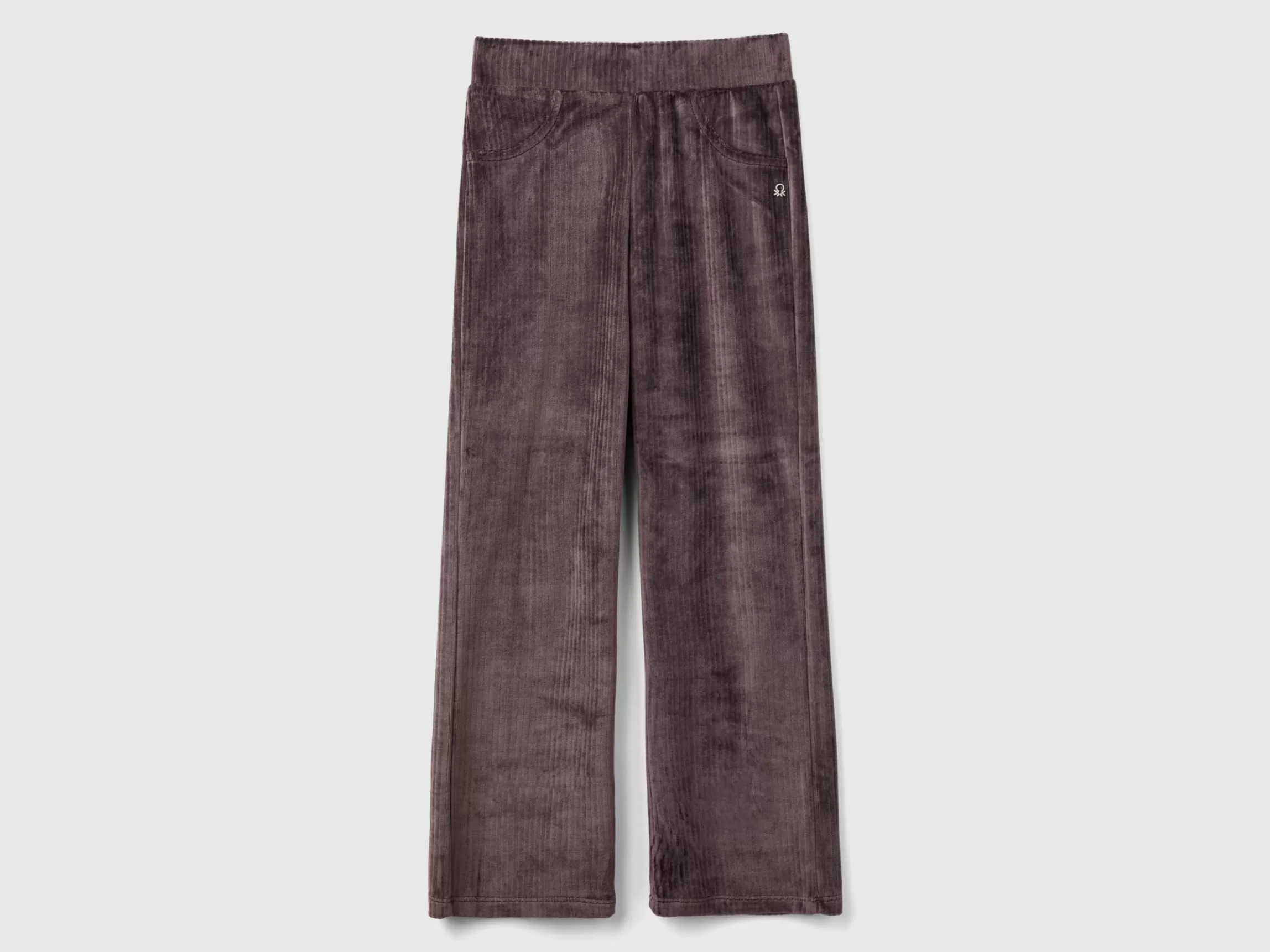 United Colors of Benetton Chenille trousers with straight leg