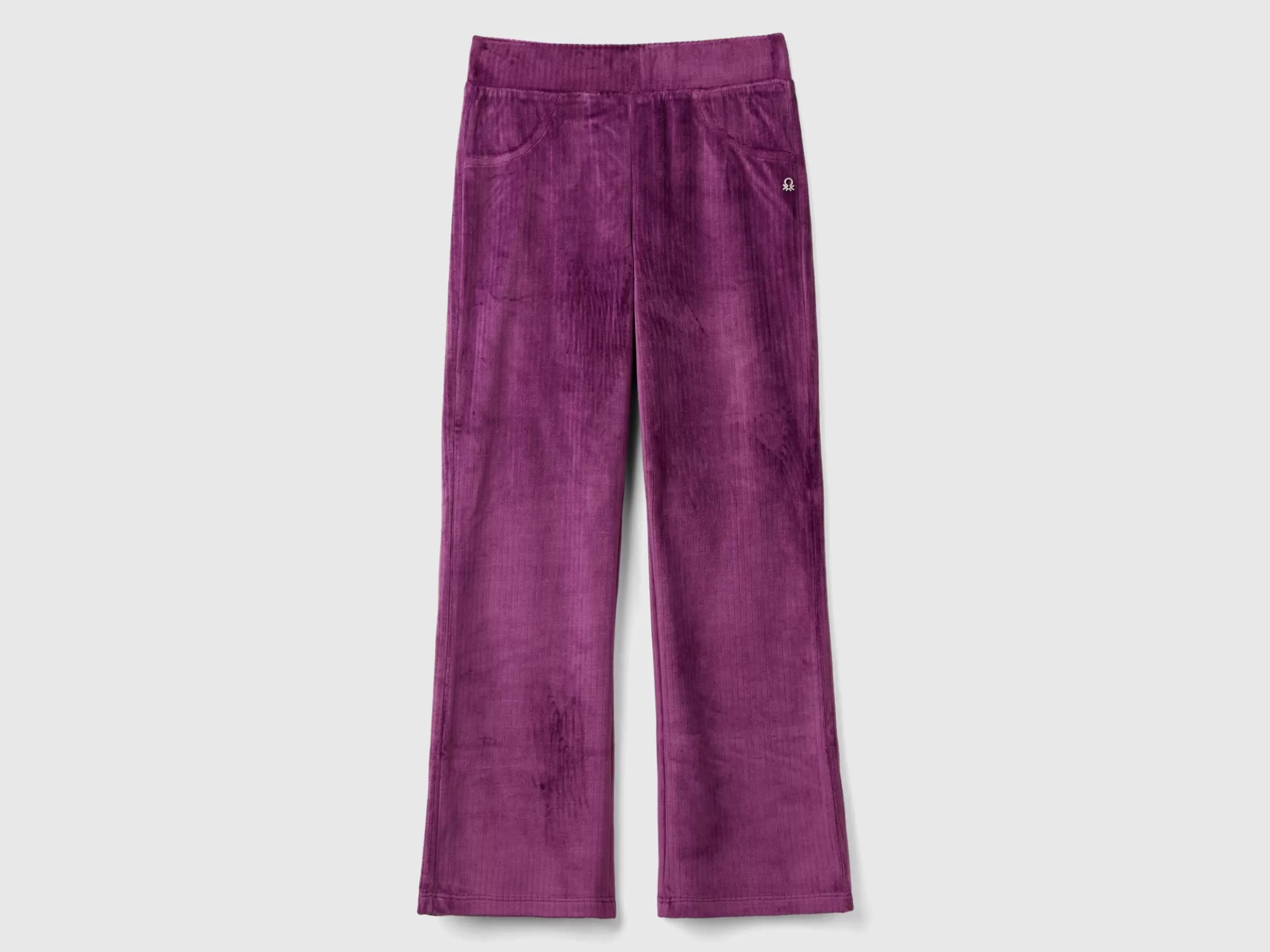 United Colors of Benetton Chenille trousers with straight leg