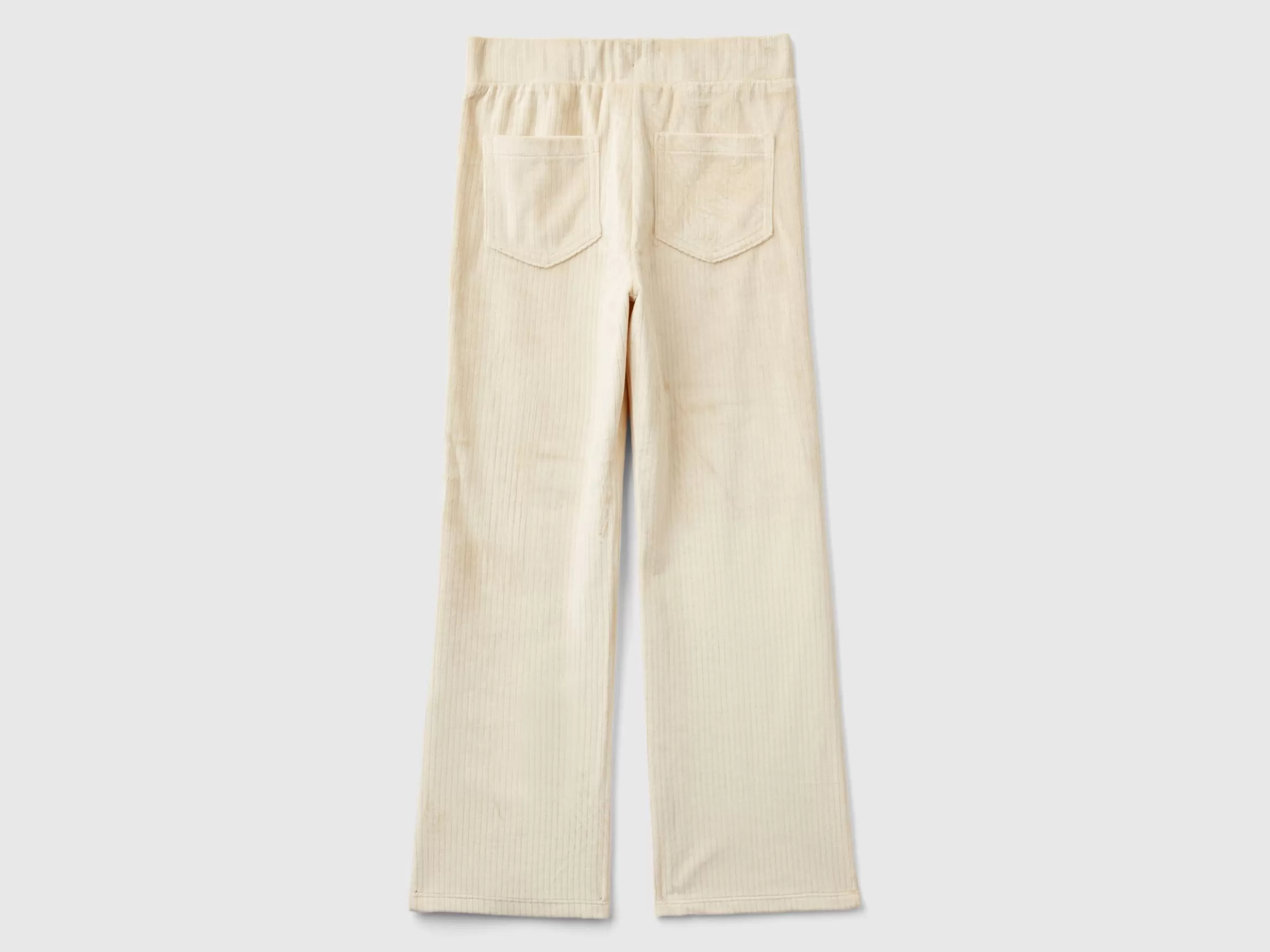 United Colors of Benetton Chenille trousers with straight leg