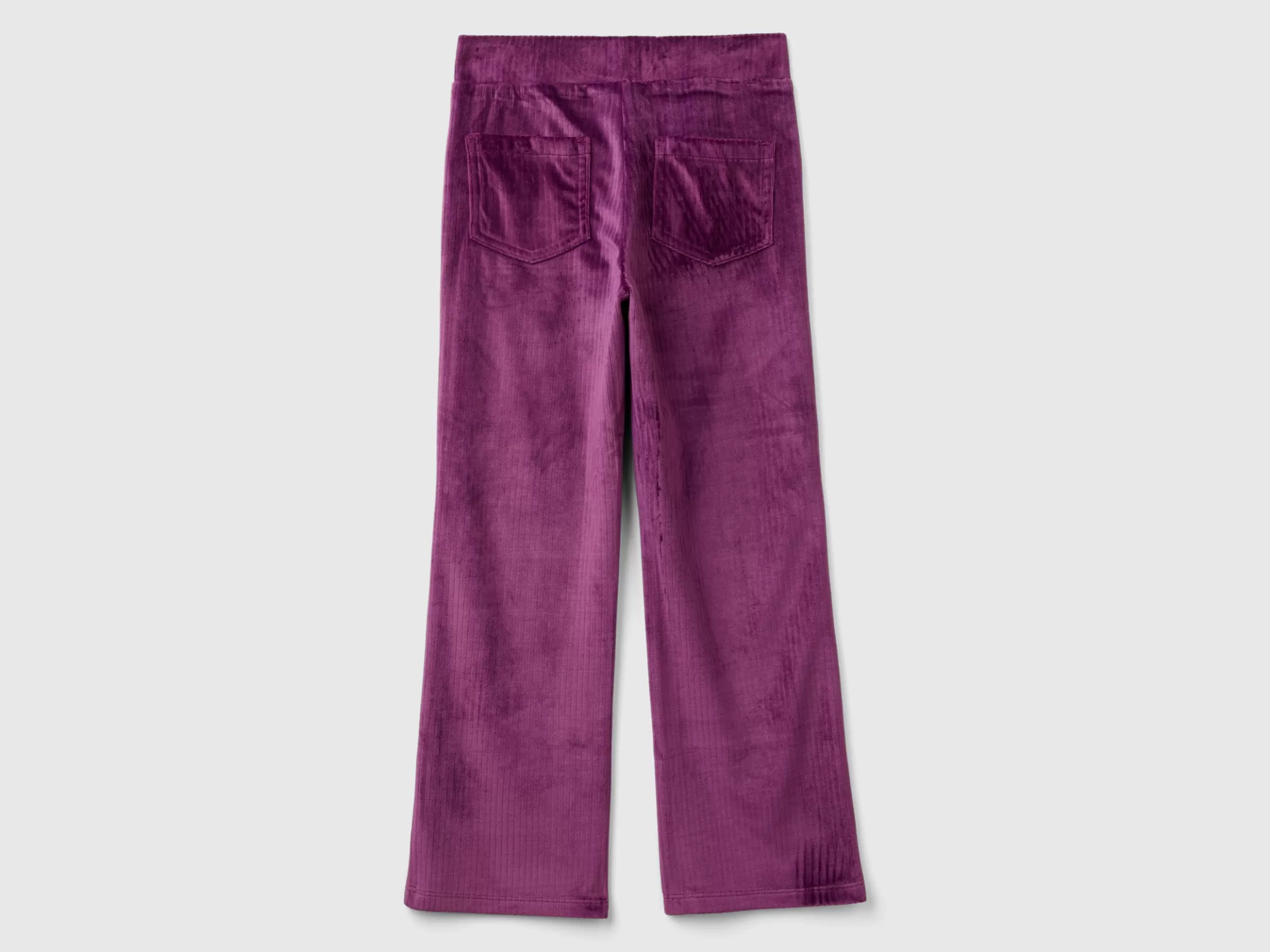 United Colors of Benetton Chenille trousers with straight leg