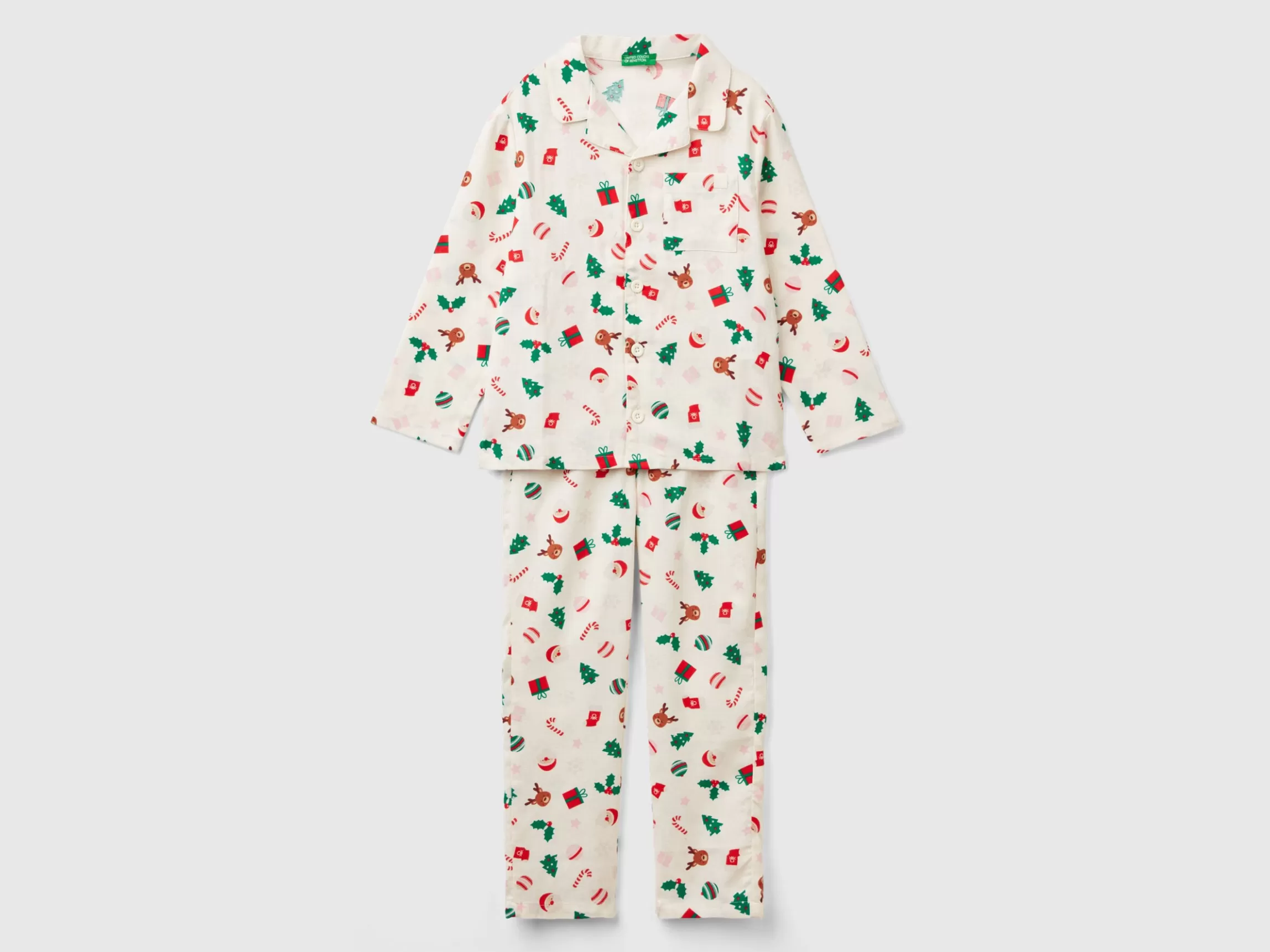 United Colors of Benetton Christmas flannel pyjamas