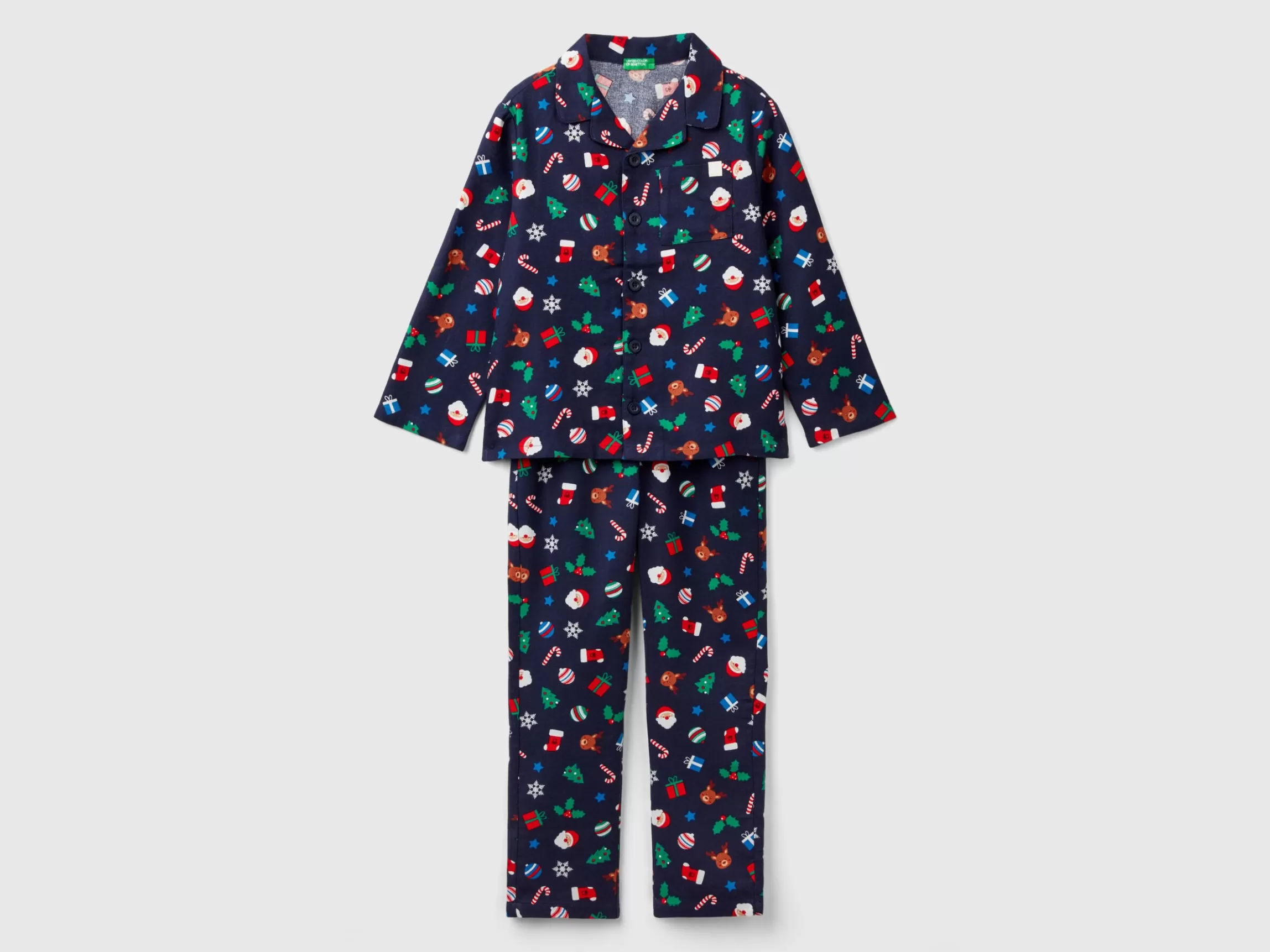 United Colors of Benetton Christmas flannel pyjamas