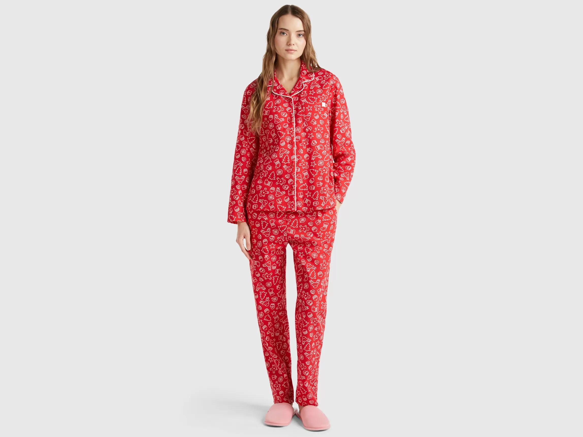 United Colors of Benetton Christmas flannel pyjamas