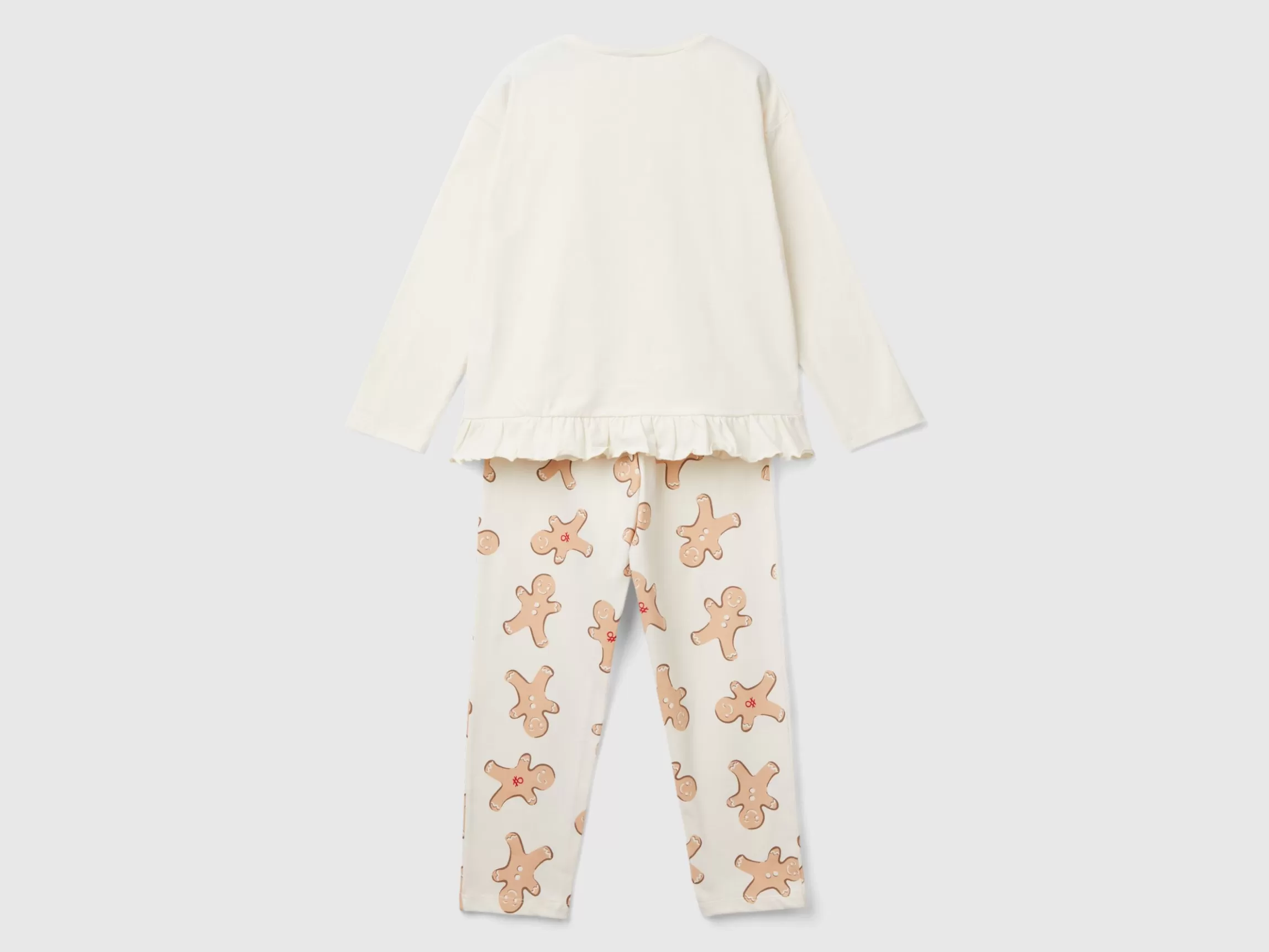 United Colors of Benetton Christmas pyjamas in warm stretch cotton