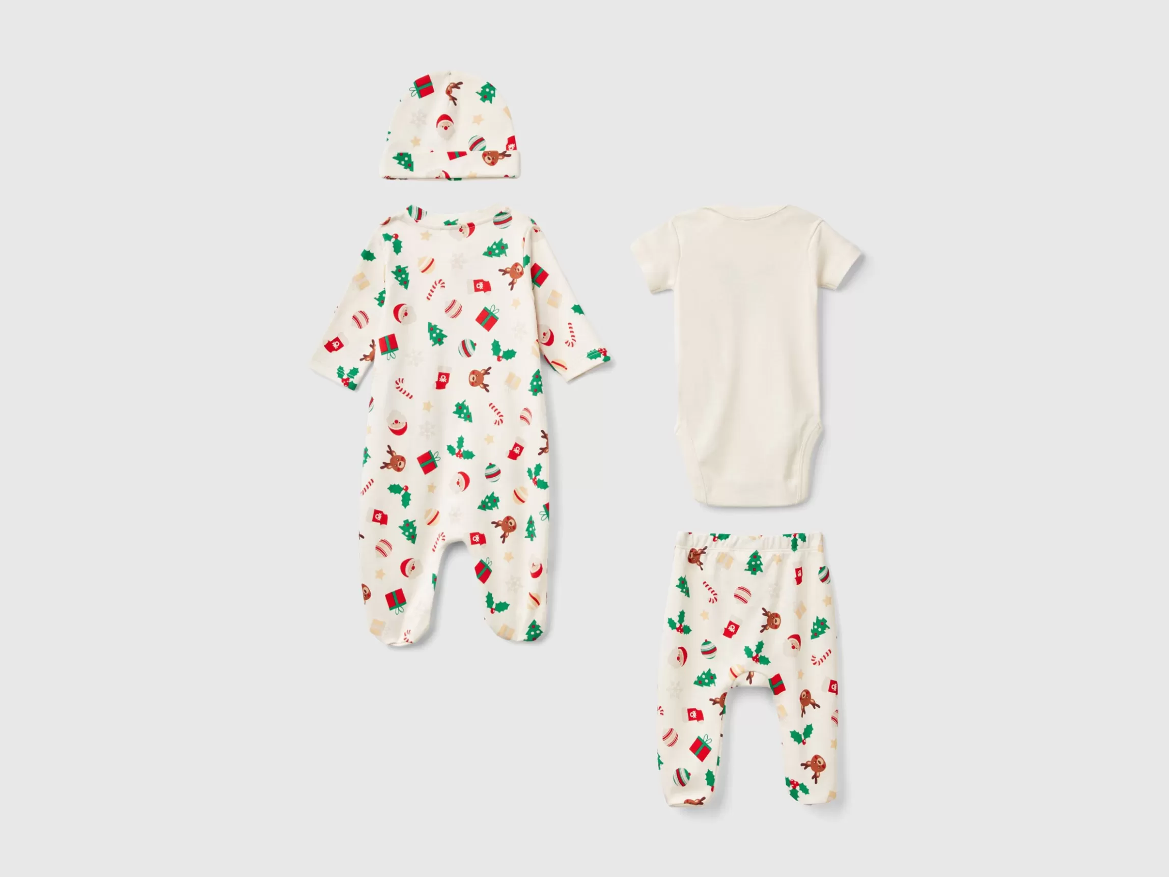 United Colors of Benetton Christmas set in pure cotton