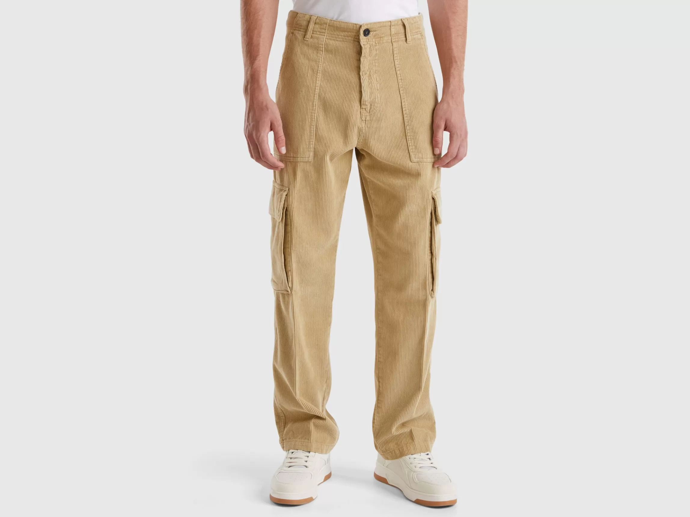 United Colors of Benetton Corduroy cargo trousers