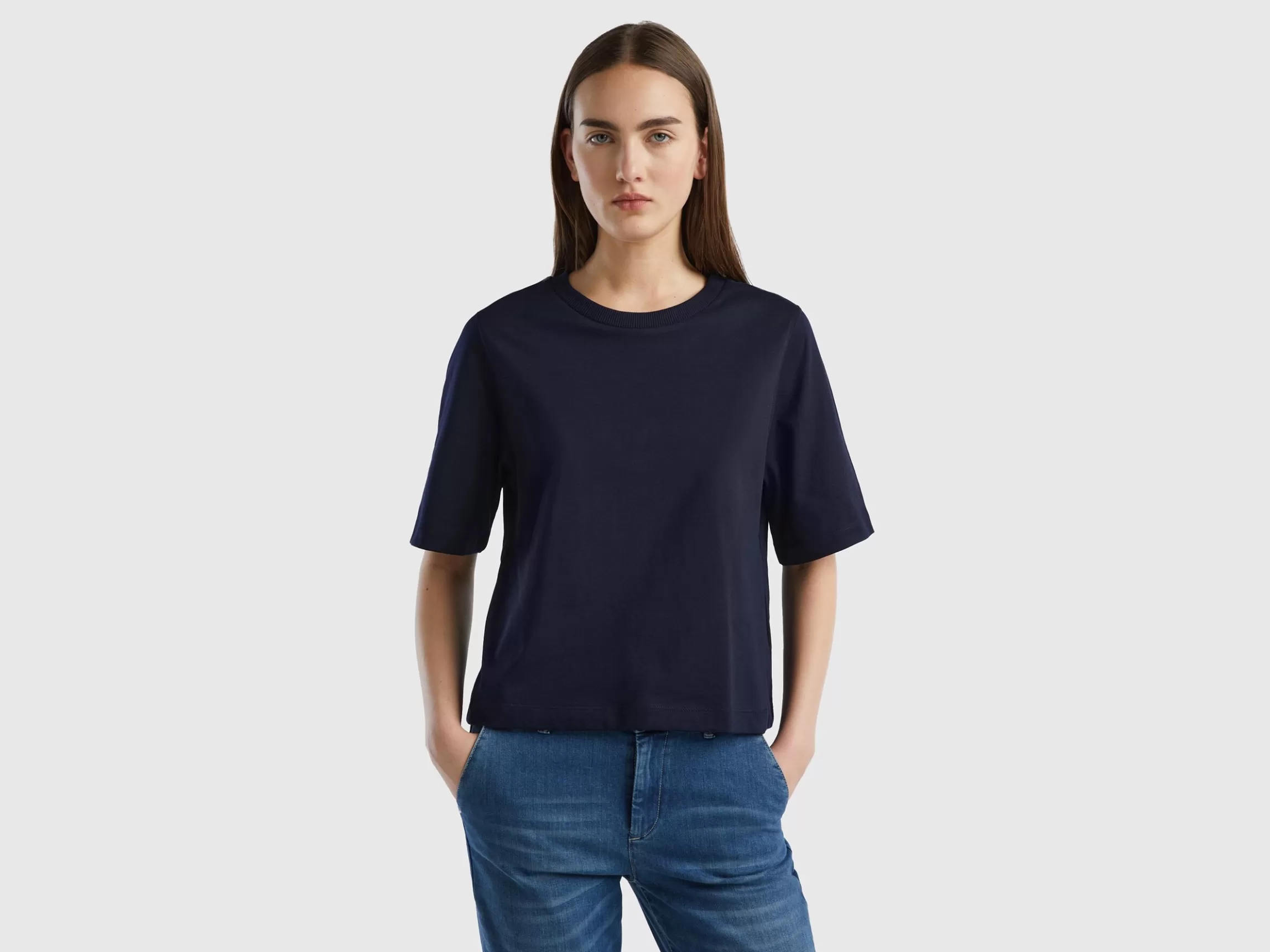 United Colors of Benetton 100% cotton boxy fit t-shirt