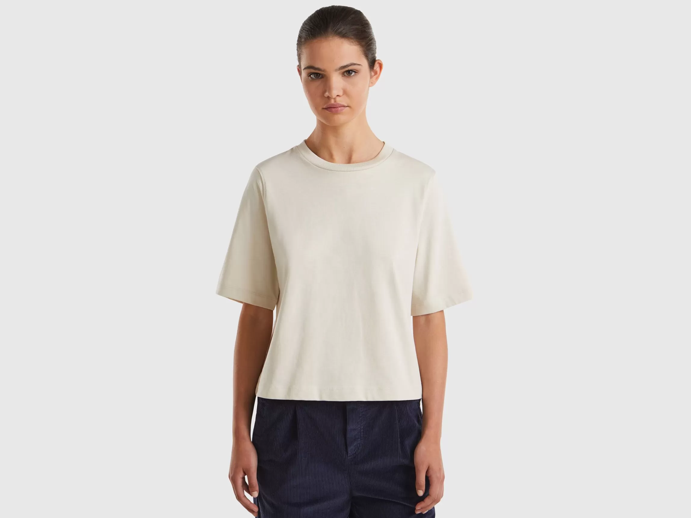 United Colors of Benetton 100% cotton boxy fit t-shirt