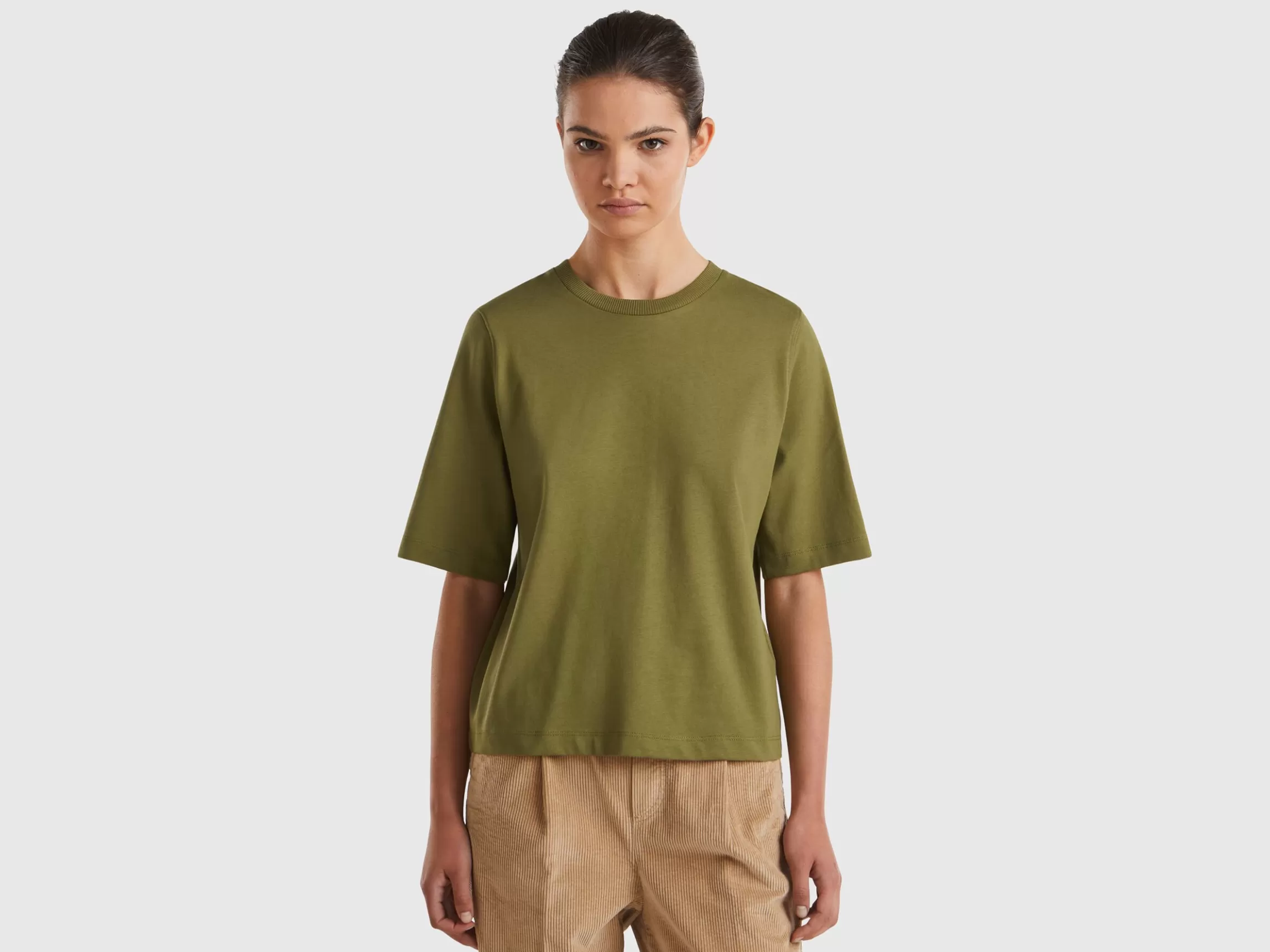 United Colors of Benetton 100% cotton boxy fit t-shirt