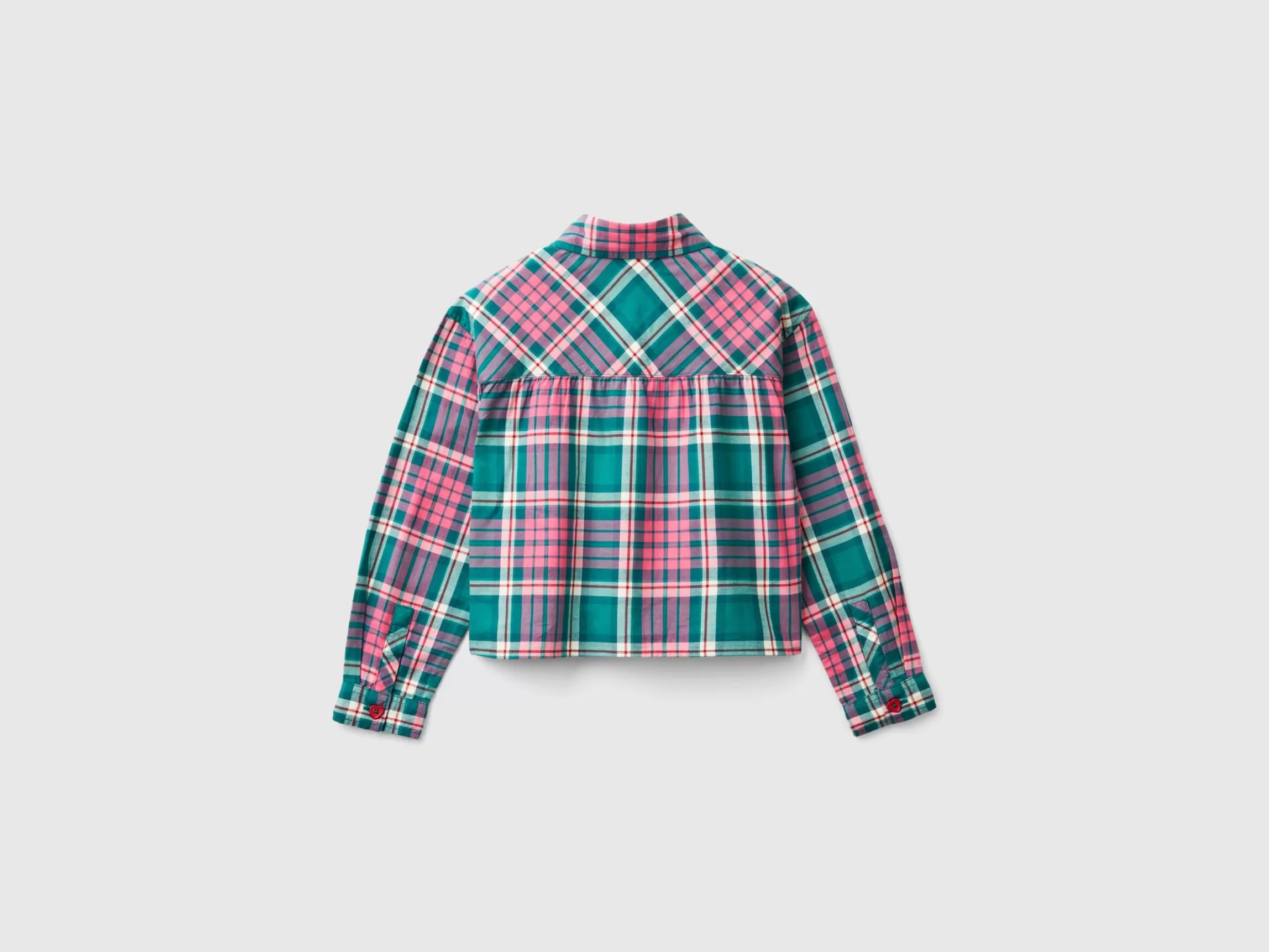 United Colors of Benetton 100% cotton check shirt