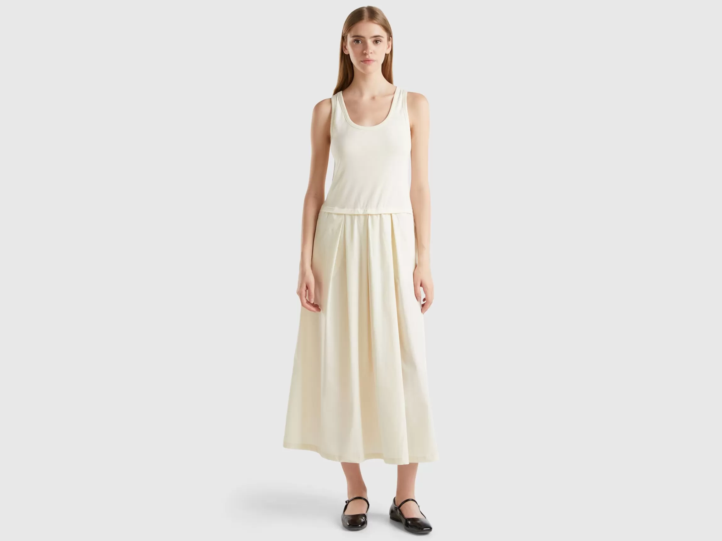 United Colors of Benetton Cotton midi dress