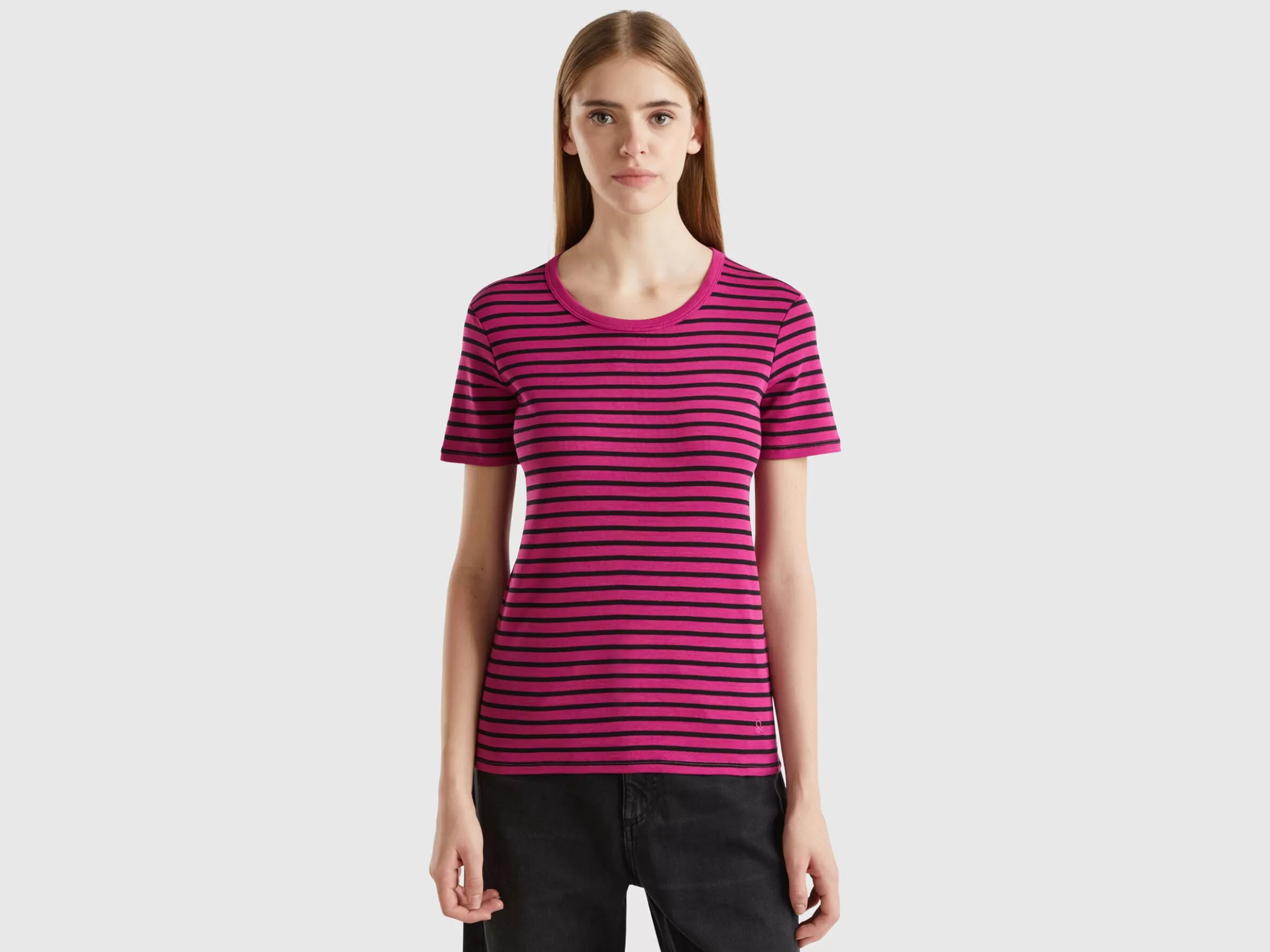 United Colors of Benetton Crew neck striped t-shirt