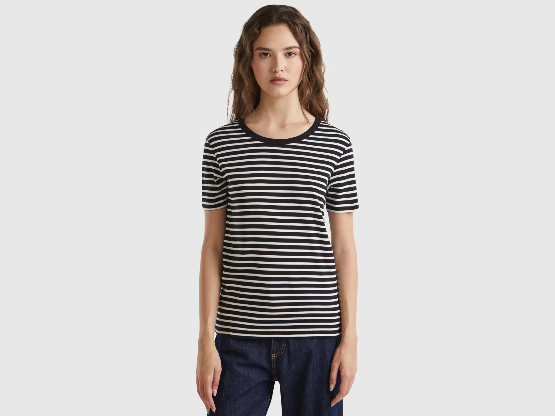 United Colors of Benetton Crew neck striped t-shirt