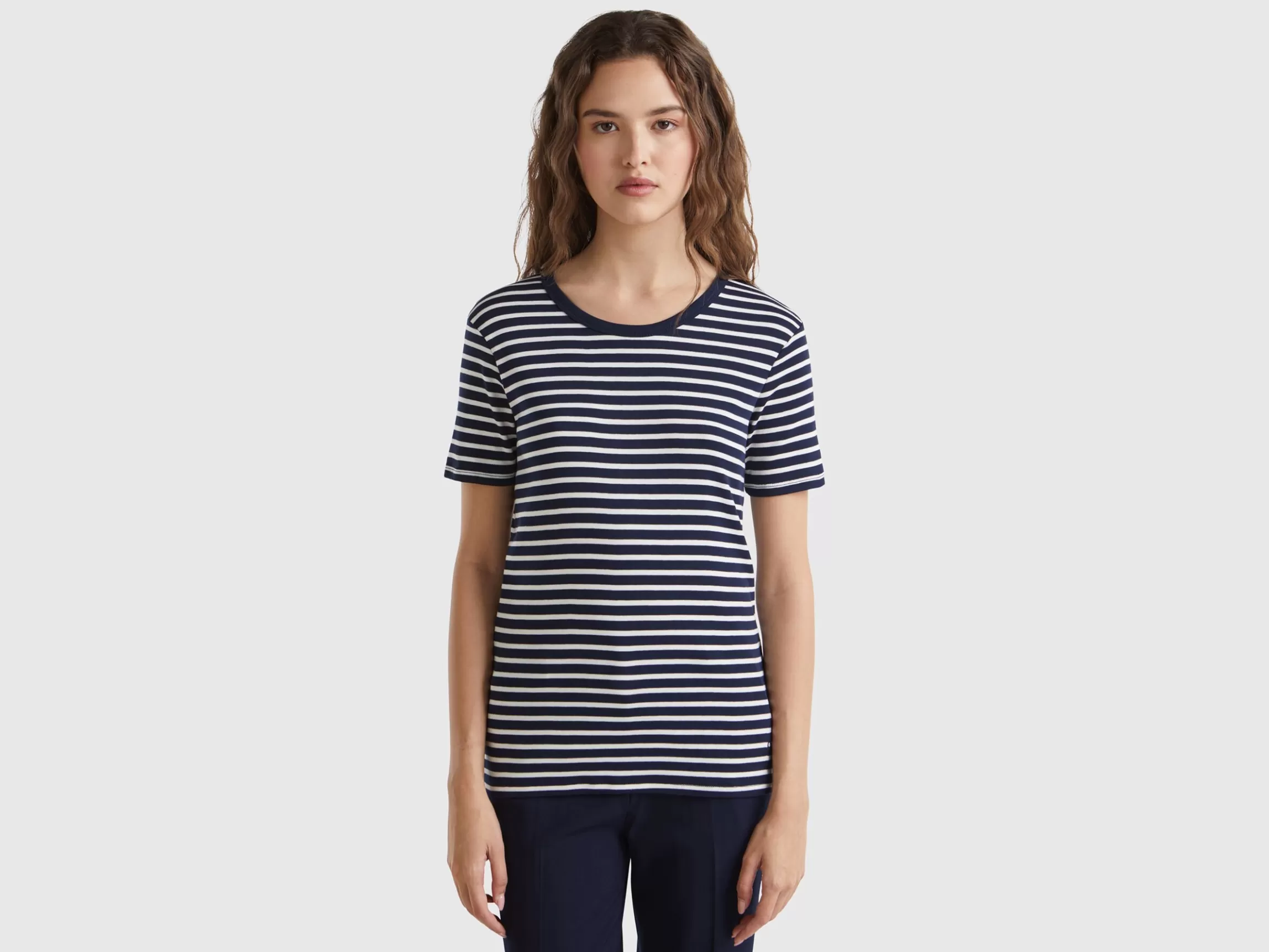 United Colors of Benetton Crew neck striped t-shirt