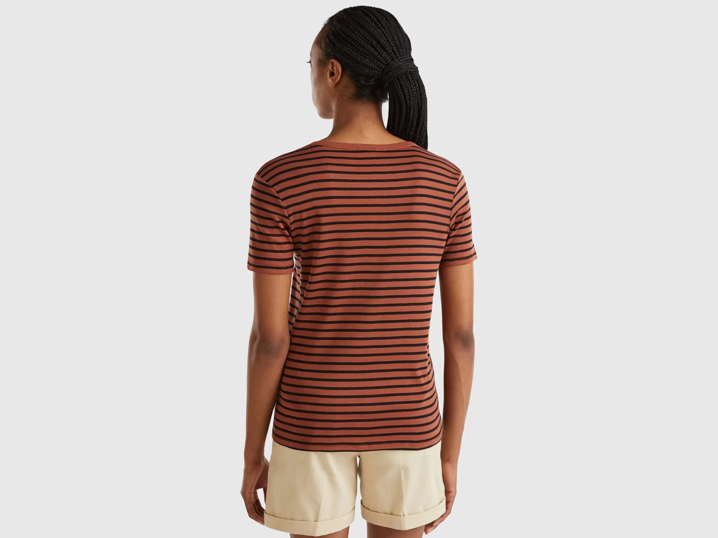 United Colors of Benetton Crew neck striped t-shirt