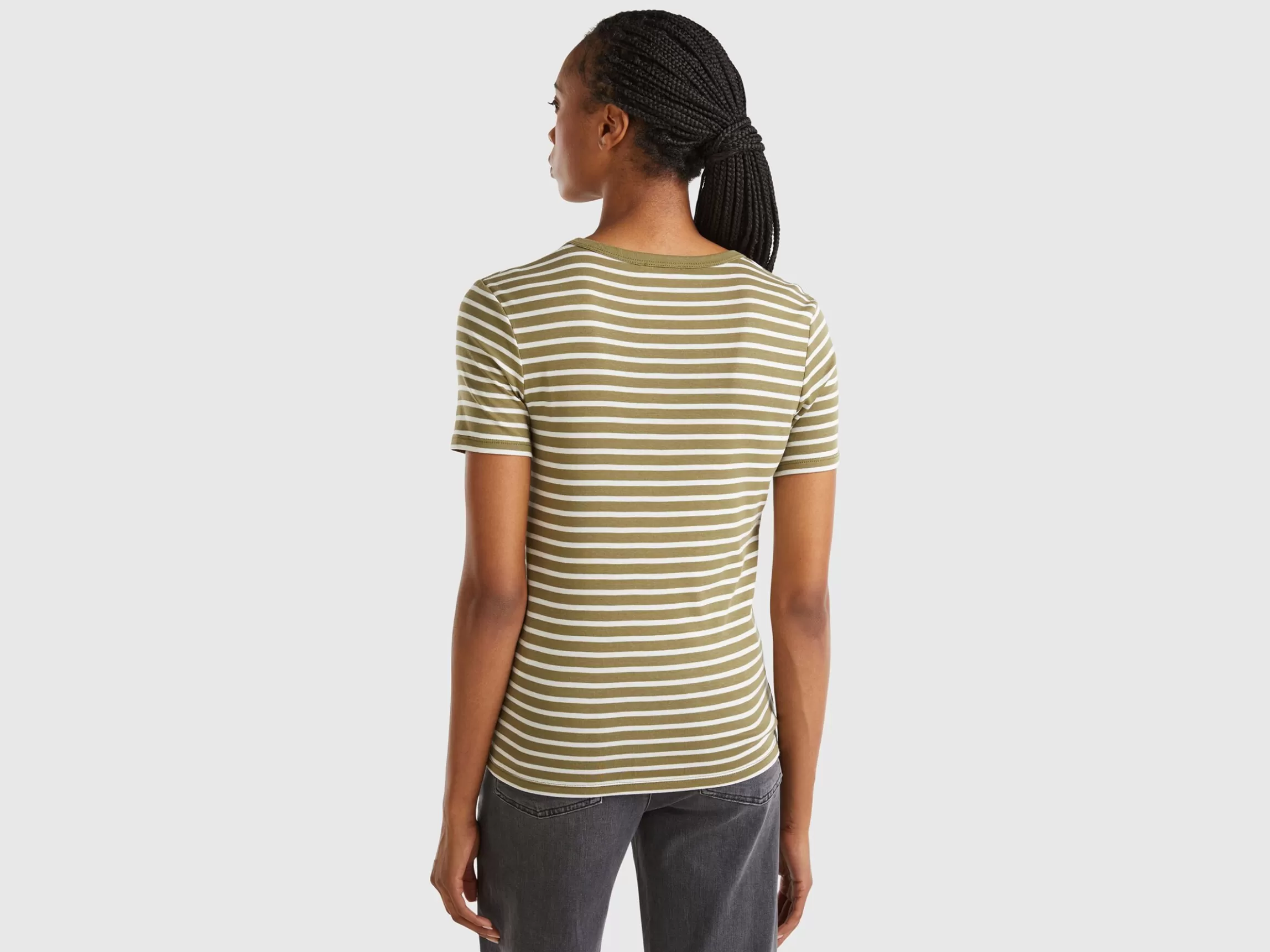 United Colors of Benetton Crew neck striped t-shirt