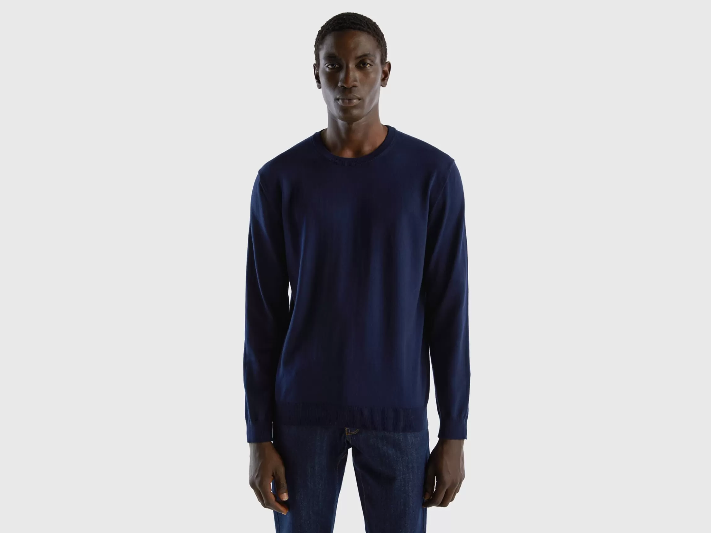 United Colors of Benetton Crew neck sweater in 100% cotton