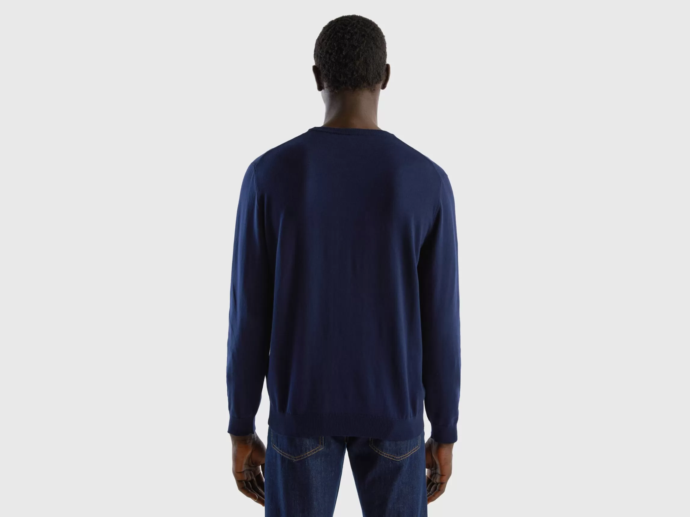 United Colors of Benetton Crew neck sweater in 100% cotton