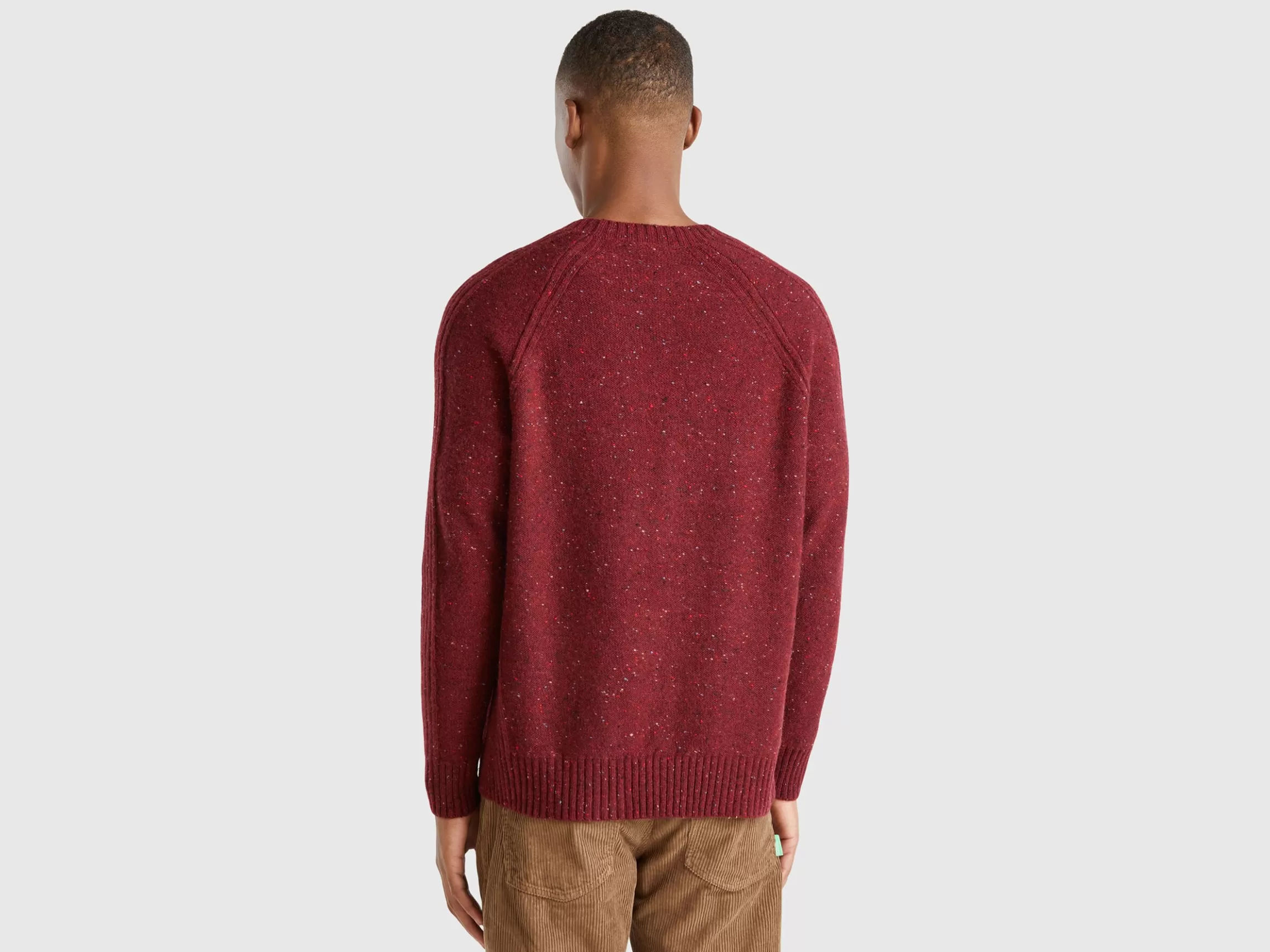 United Colors of Benetton Crew neck sweater in wool blend