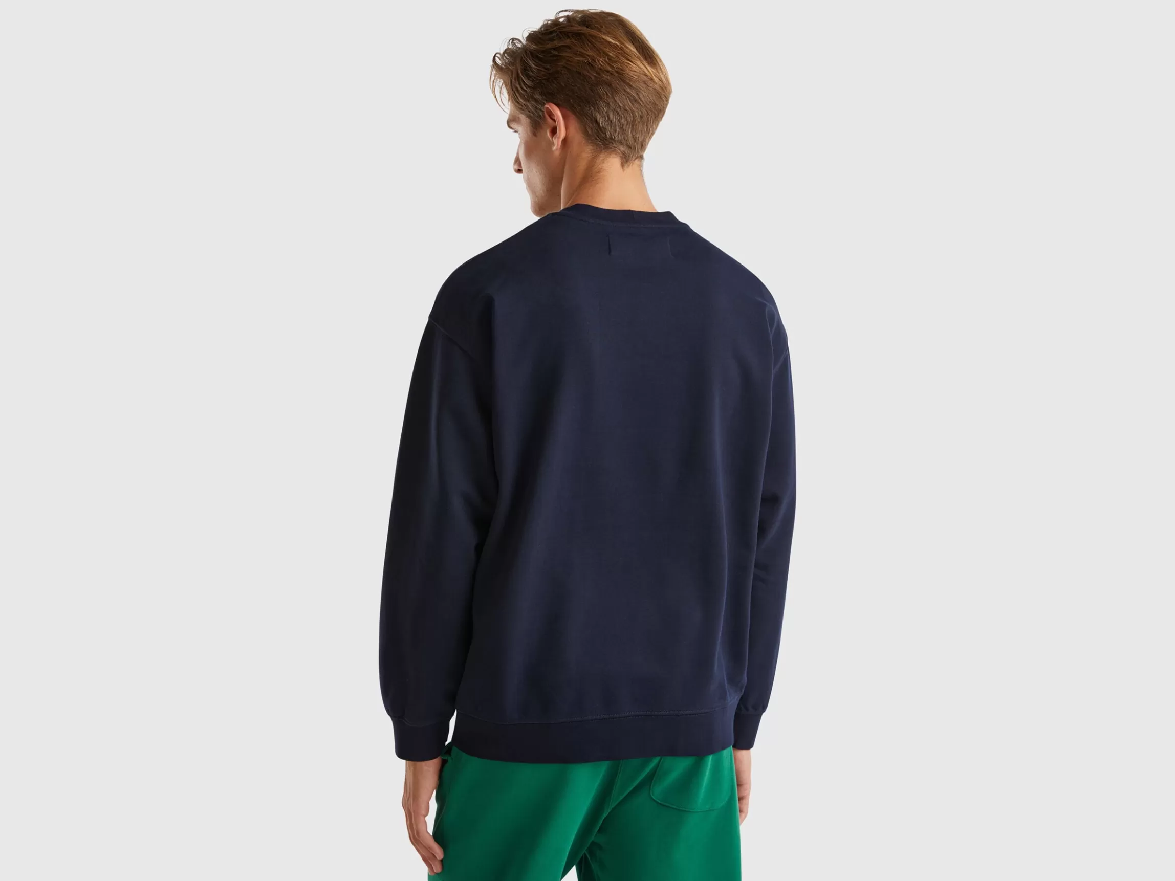 United Colors of Benetton Crew neck sweatshirt with logo print