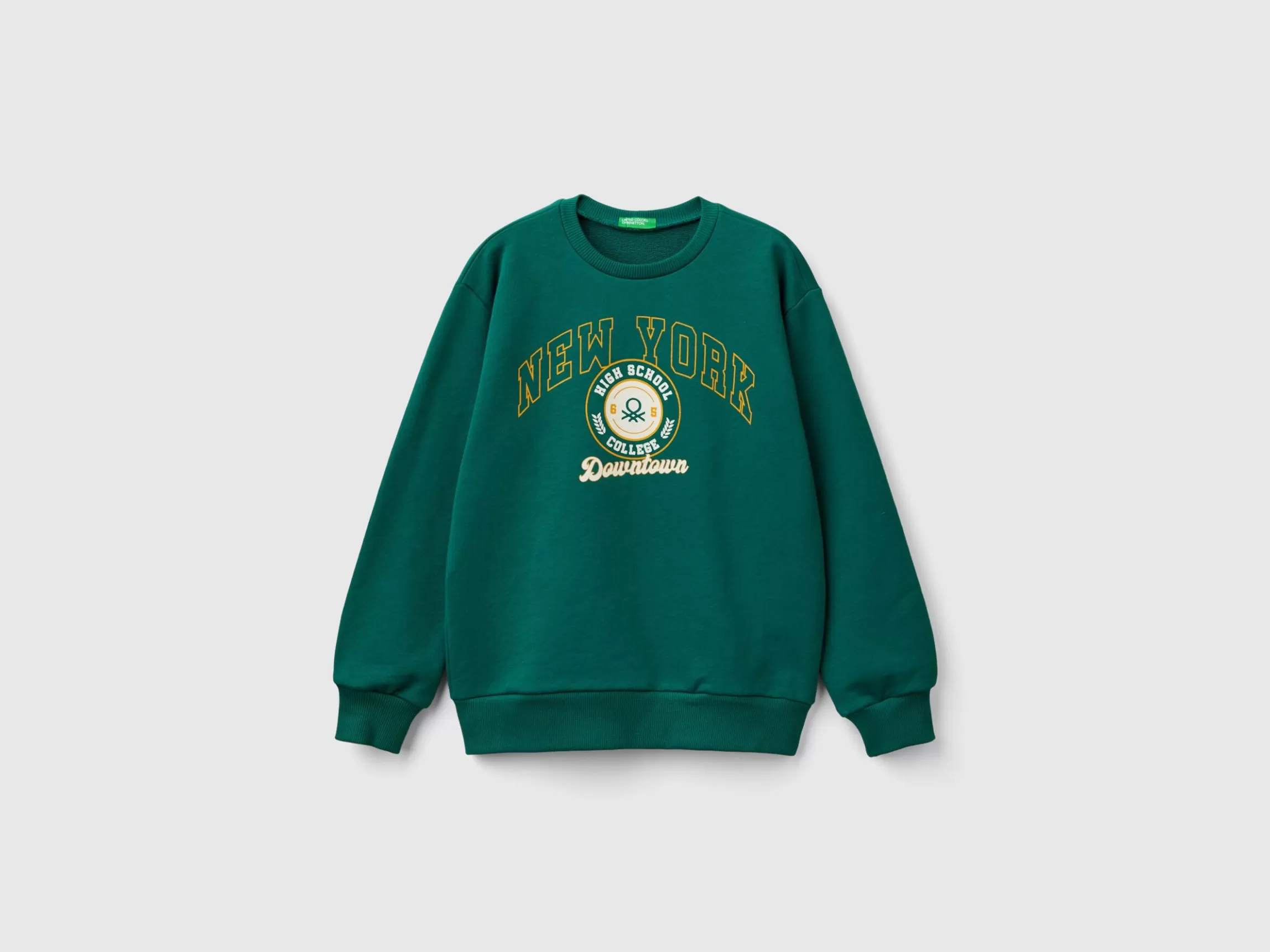 United Colors of Benetton Crew neck sweatshirt with print