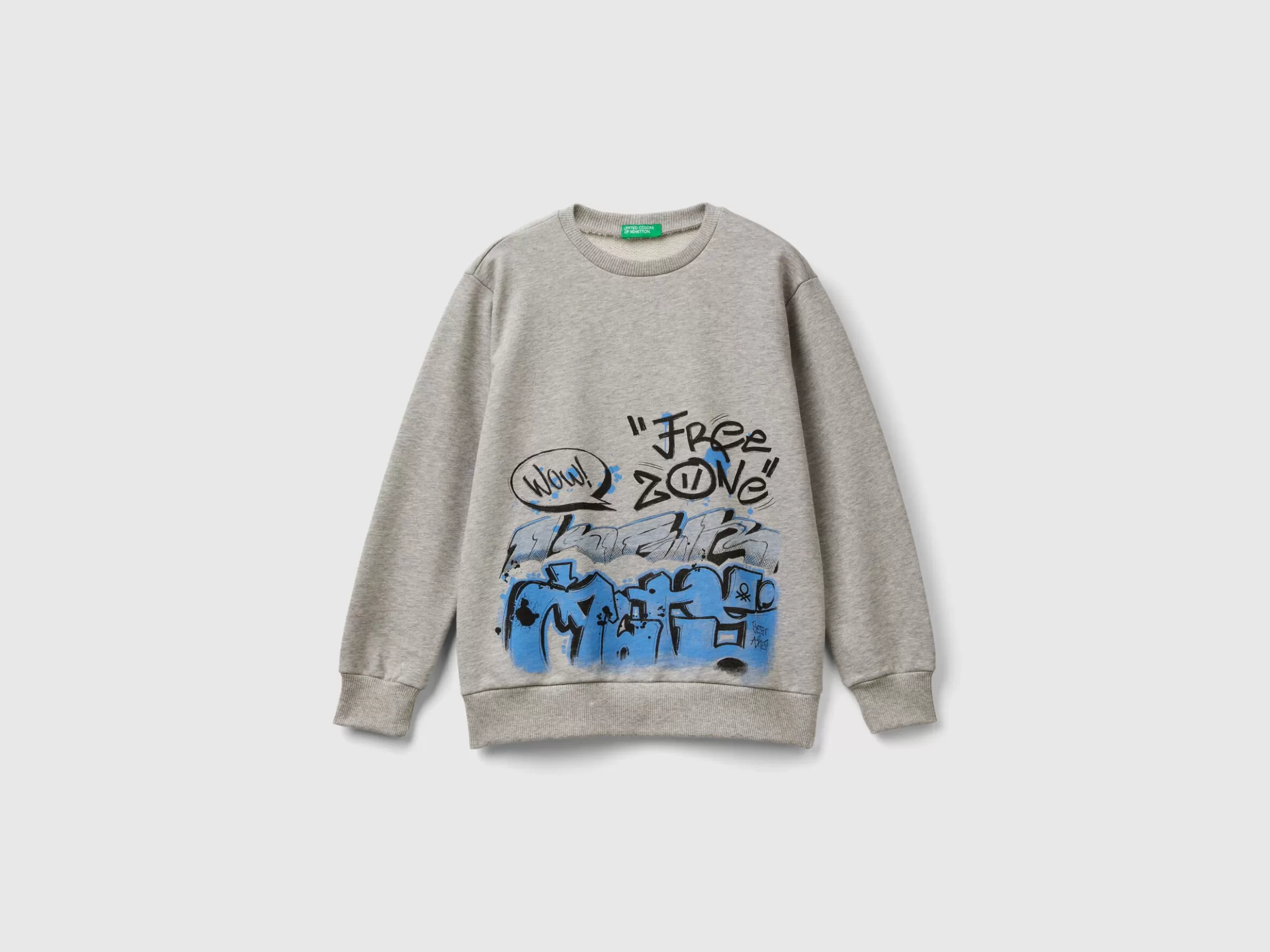 United Colors of Benetton Crew neck sweatshirt with print