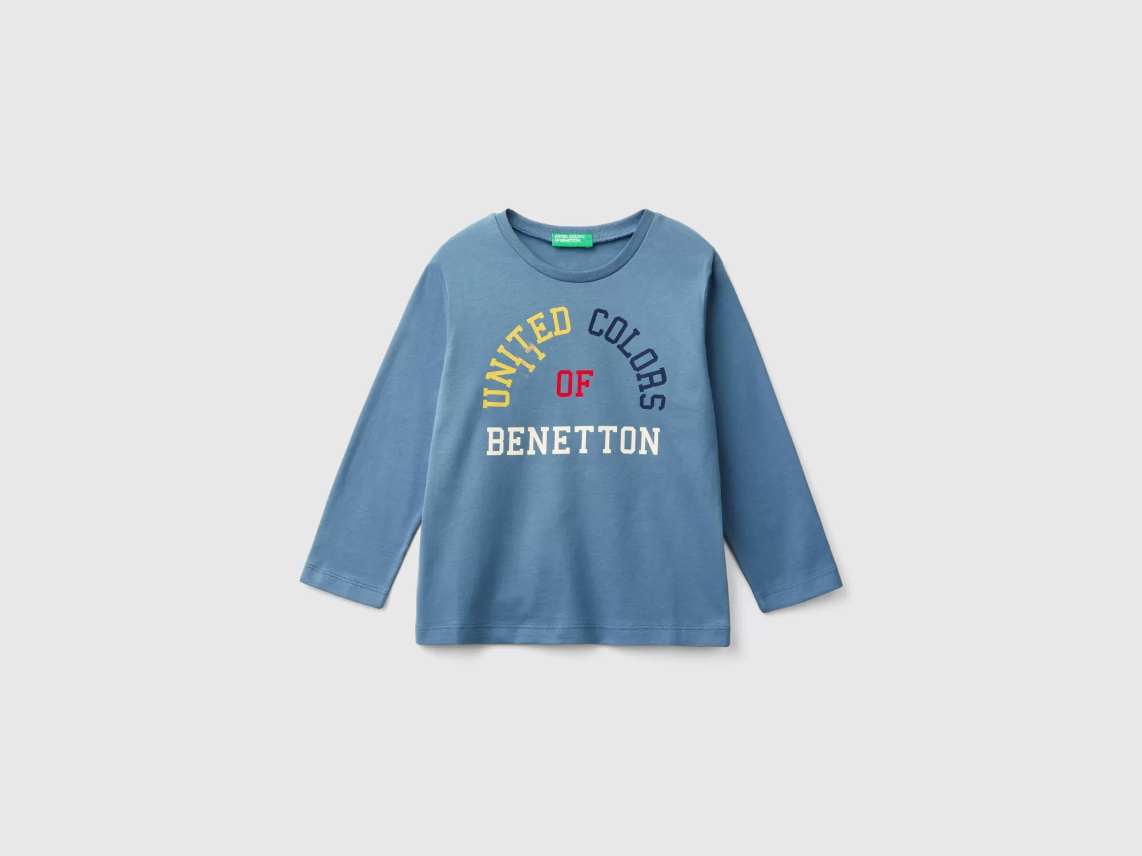 United Colors of Benetton Crew neck t-shirt in warm organic cotton