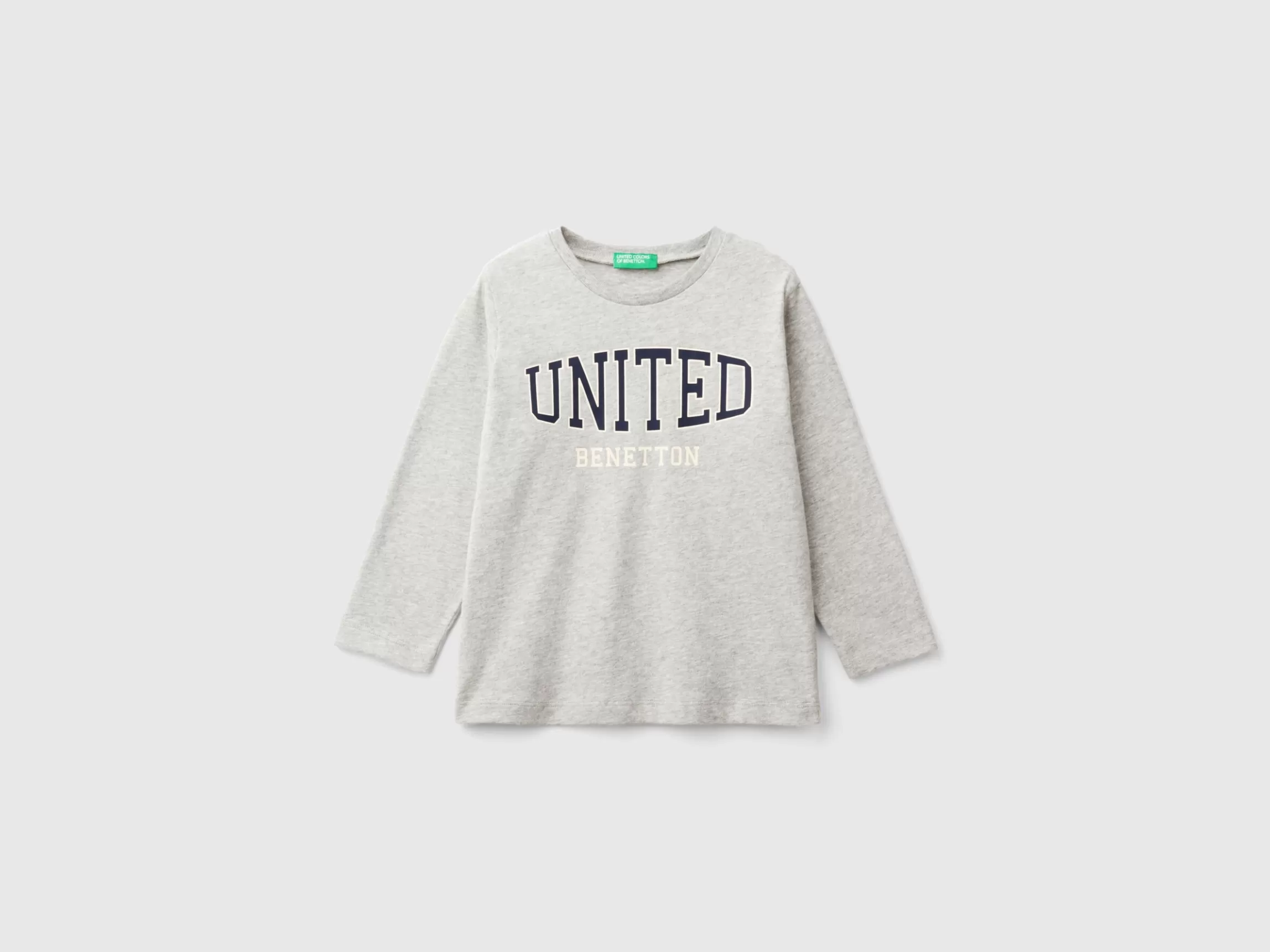 United Colors of Benetton Crew neck t-shirt in warm organic cotton