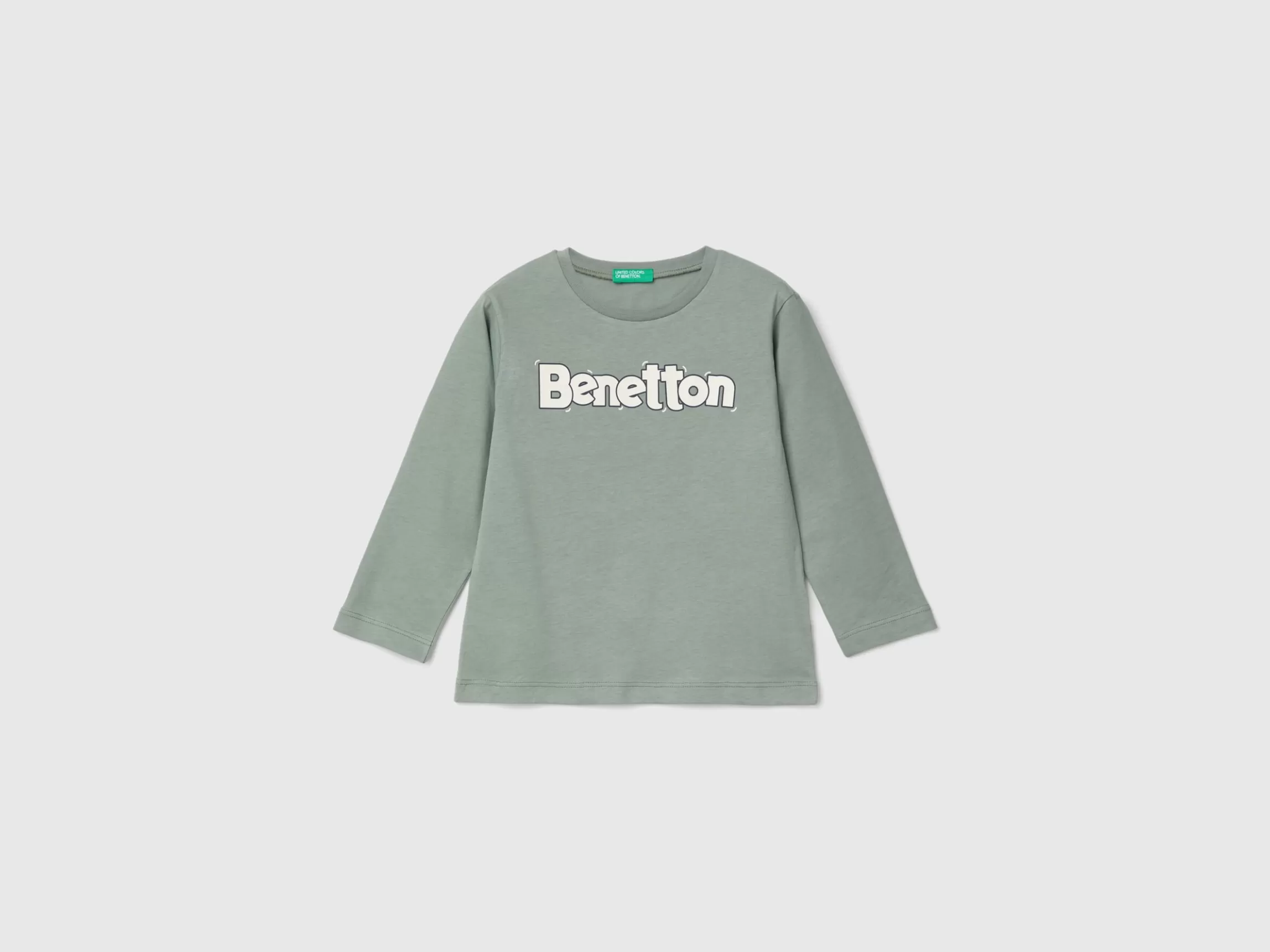 United Colors of Benetton Crew neck t-shirt in warm organic cotton