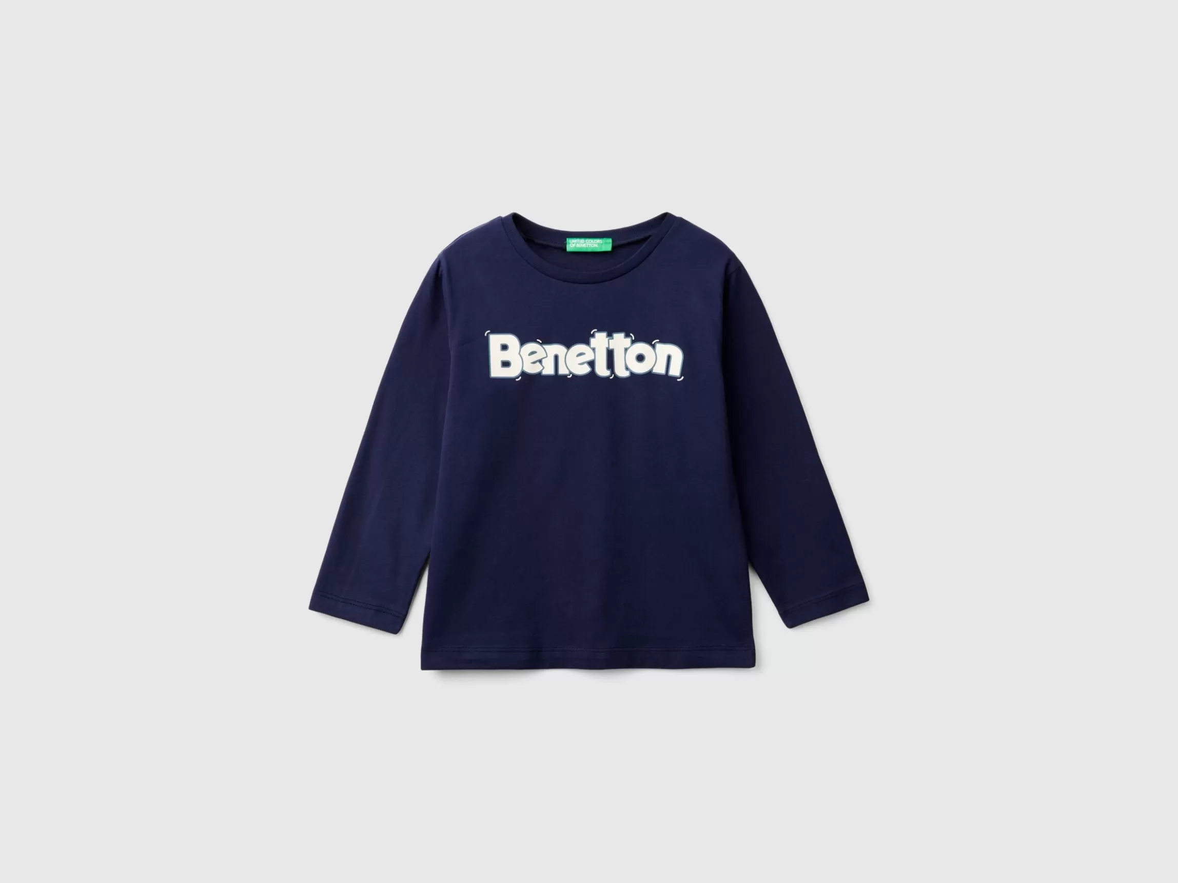United Colors of Benetton Crew neck t-shirt in warm organic cotton