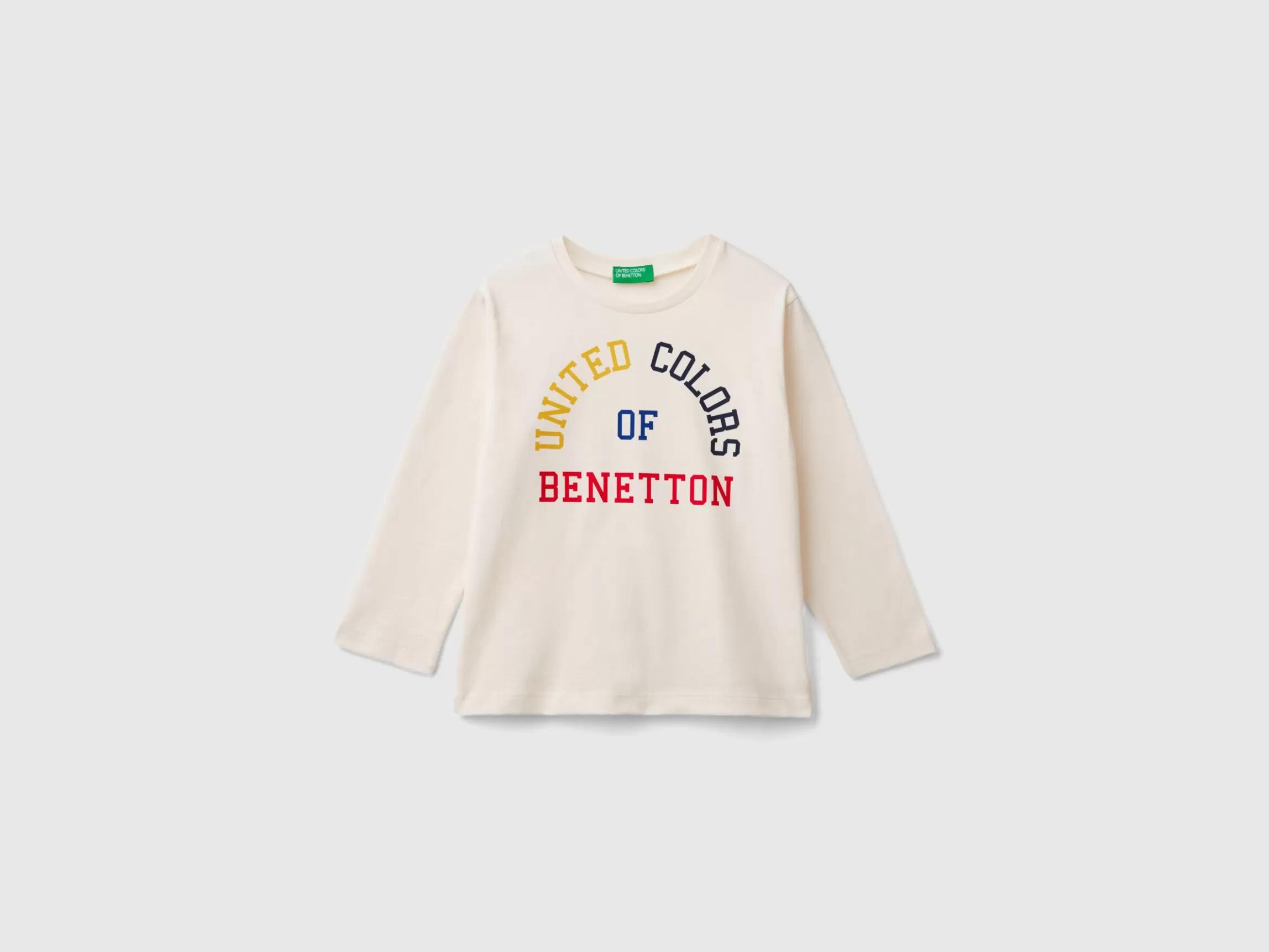 United Colors of Benetton Crew neck t-shirt in warm organic cotton