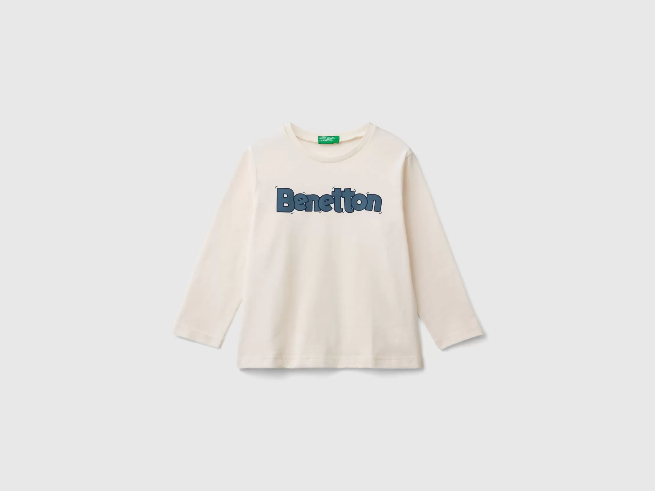 United Colors of Benetton Crew neck t-shirt in warm organic cotton