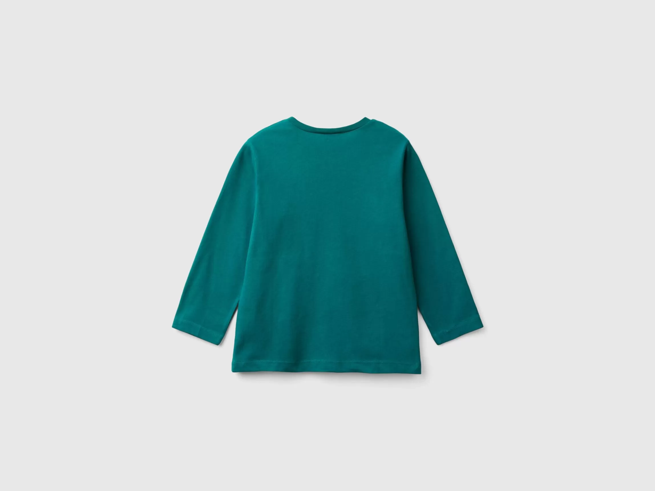 United Colors of Benetton Crew neck t-shirt in warm organic cotton