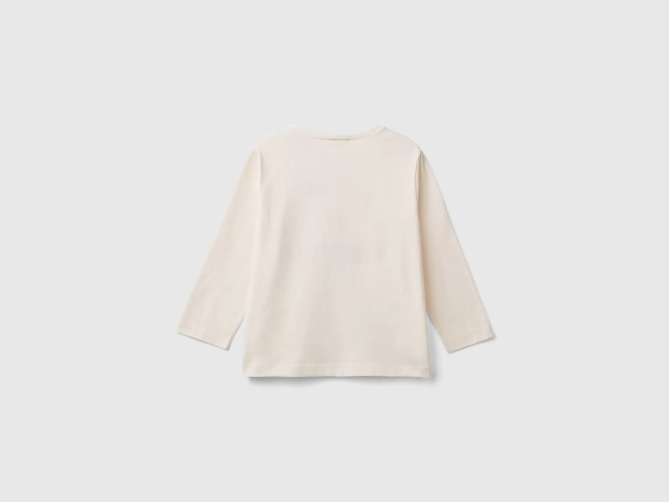 United Colors of Benetton Crew neck t-shirt in warm organic cotton