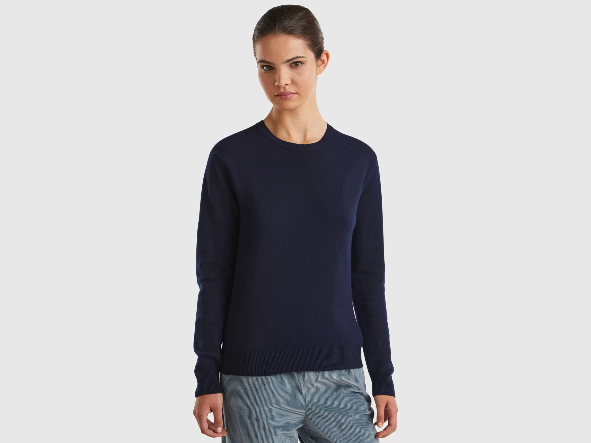 United Colors of Benetton crew neck sweater in Merino wool