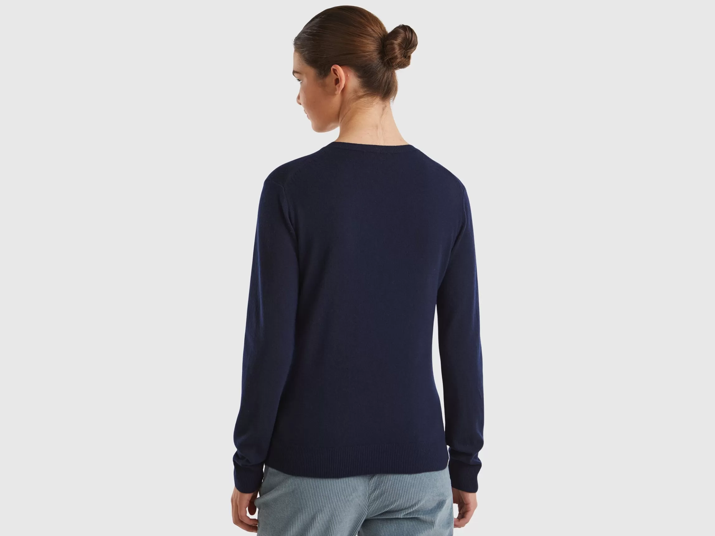 United Colors of Benetton crew neck sweater in Merino wool