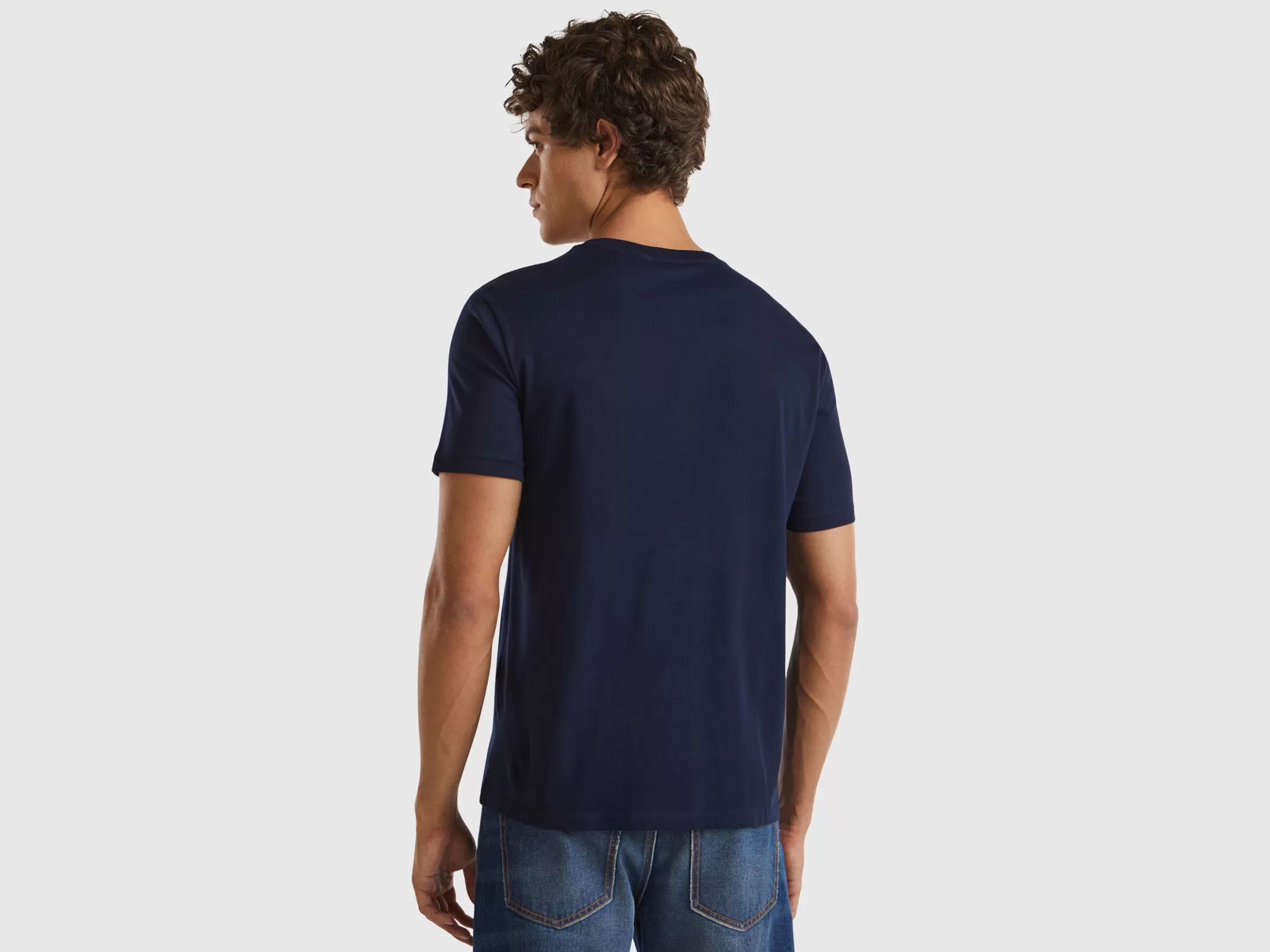 United Colors of Benetton organic cotton t-shirt with green logo