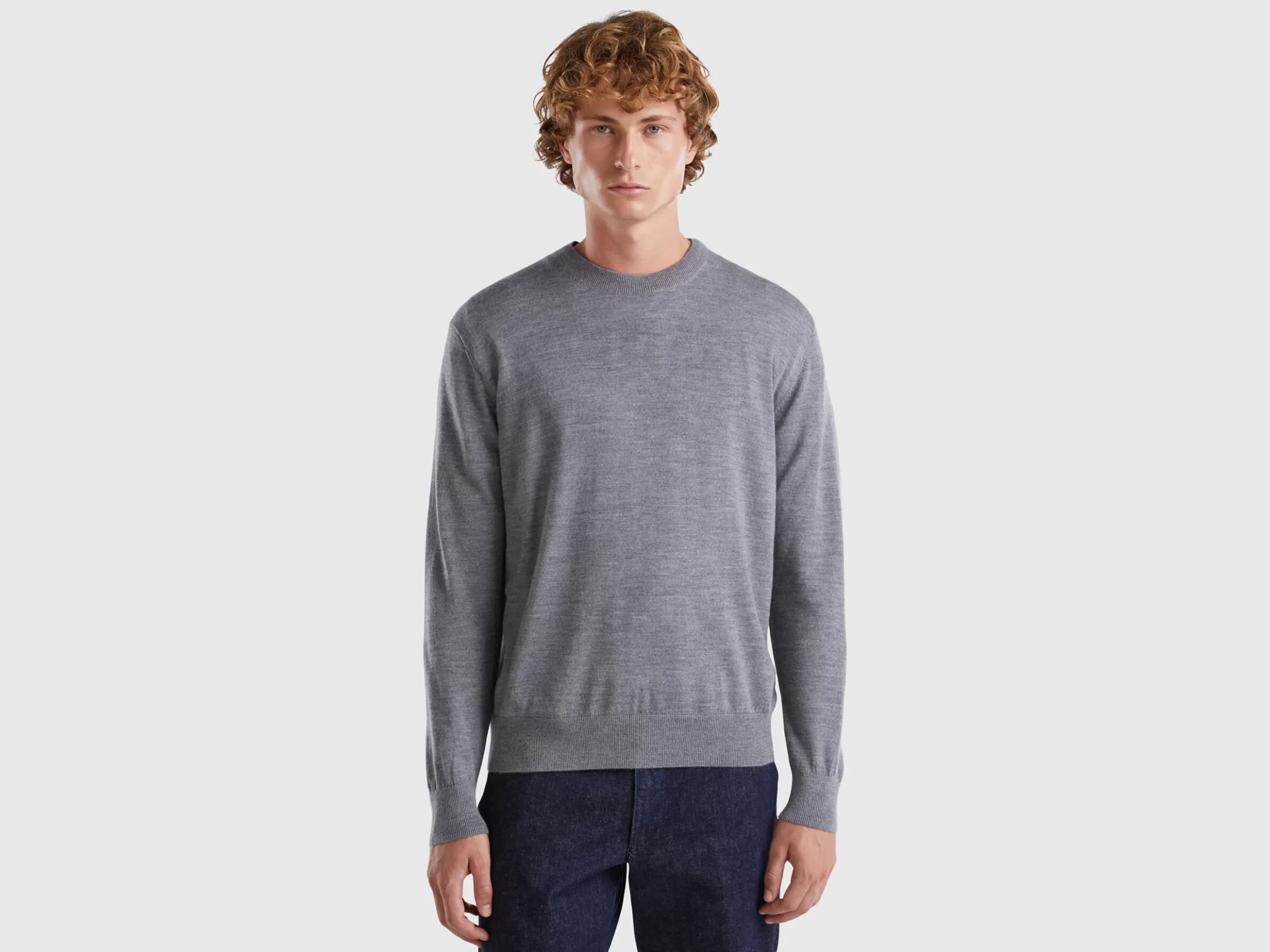 United Colors of Benetton sweater in pure Merino wool