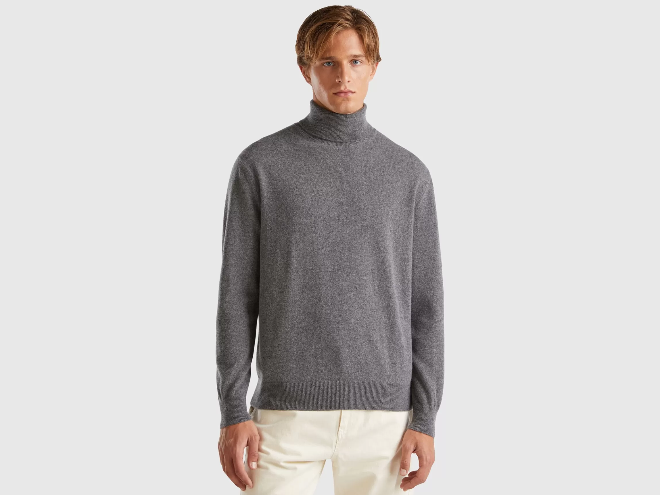 United Colors of Benetton turtleneck in pure cashmere