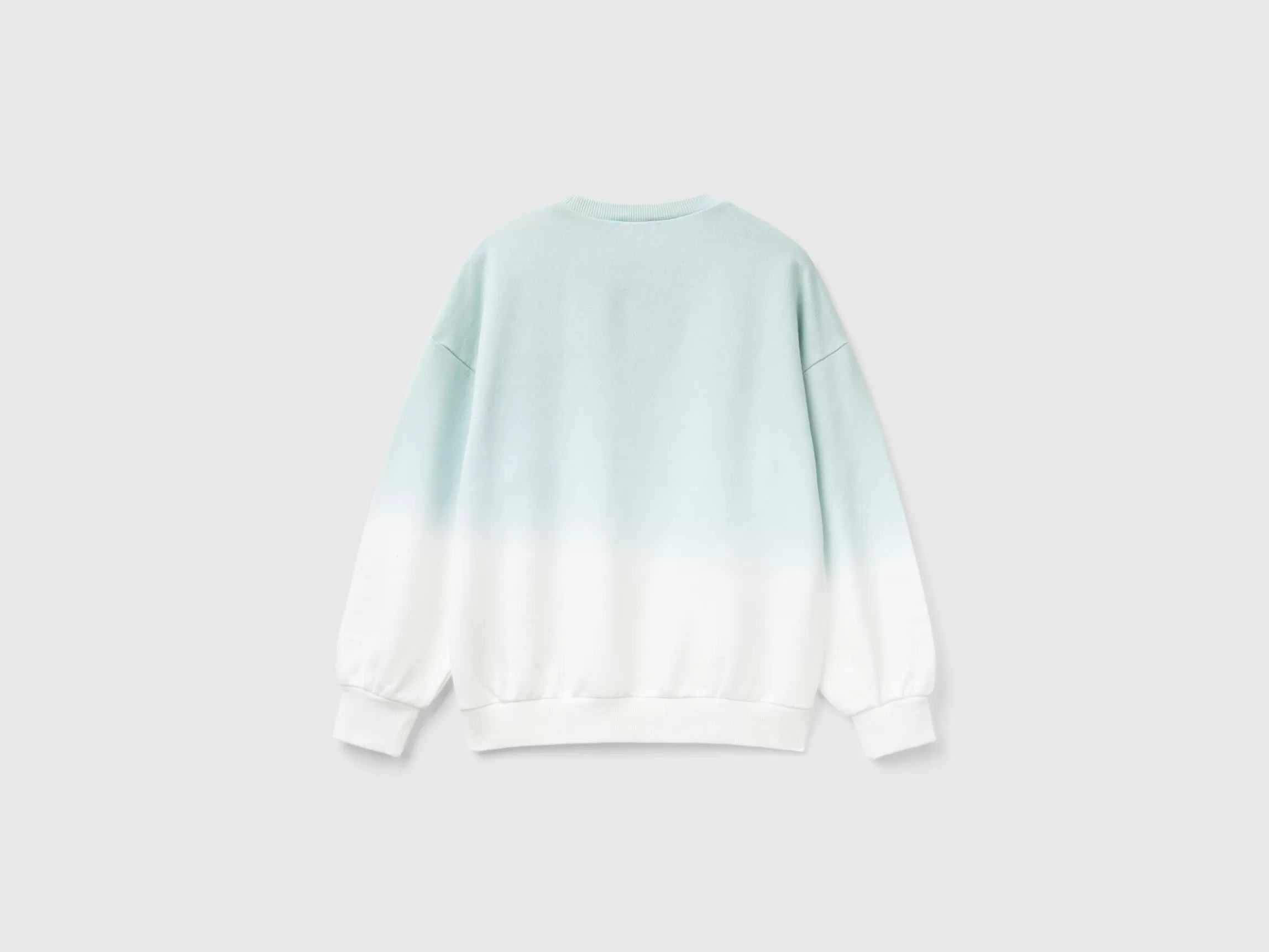 United Colors of Benetton Dip dye sweatshirt with embroidery